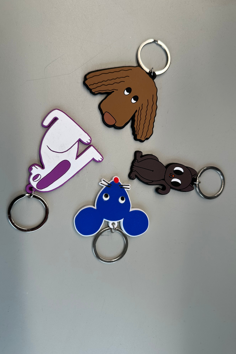 ANIMAL FRIENDS KEYCHAINS