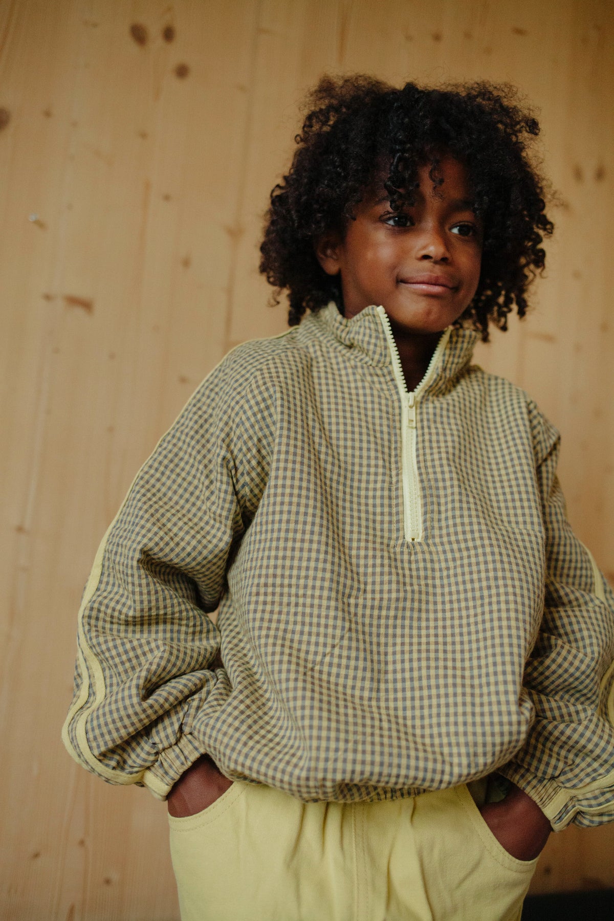 YELLOW VICHY JACKET