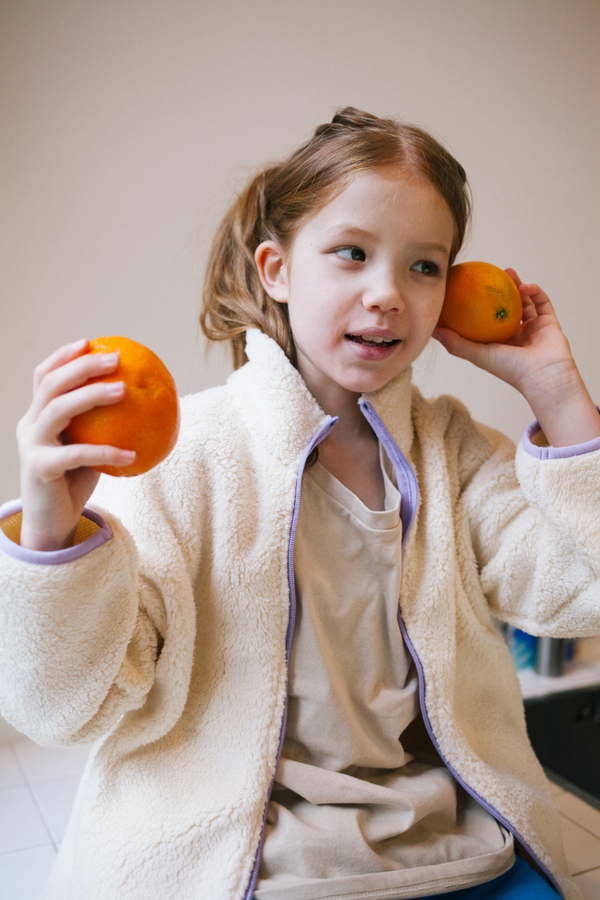 SOFT FLEECE CREAM POLAR VEST