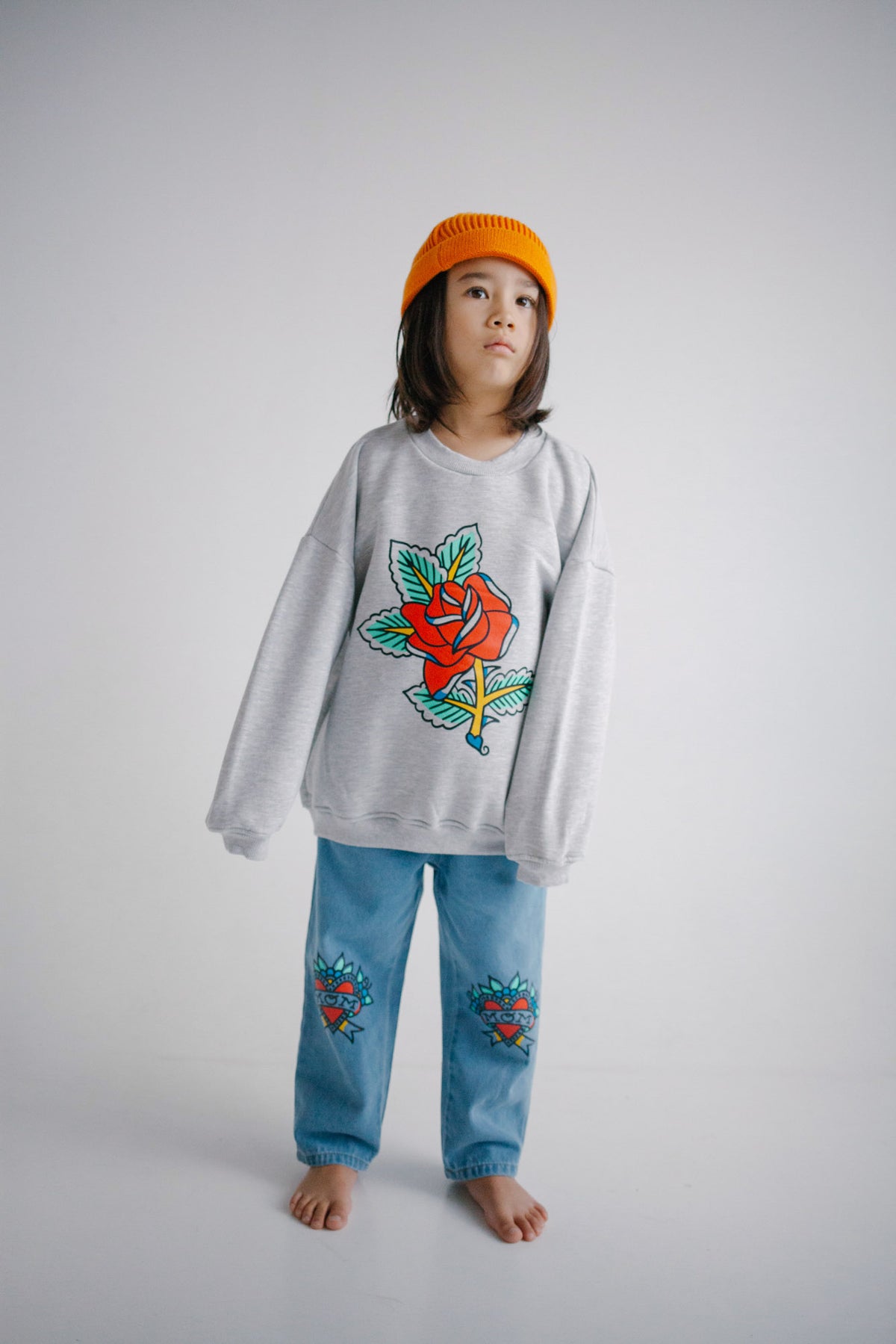 CLASSIC ROSE SWEATSHIRT