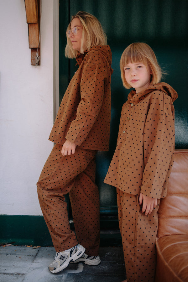 MATCHY - POLKA HOODIE SET