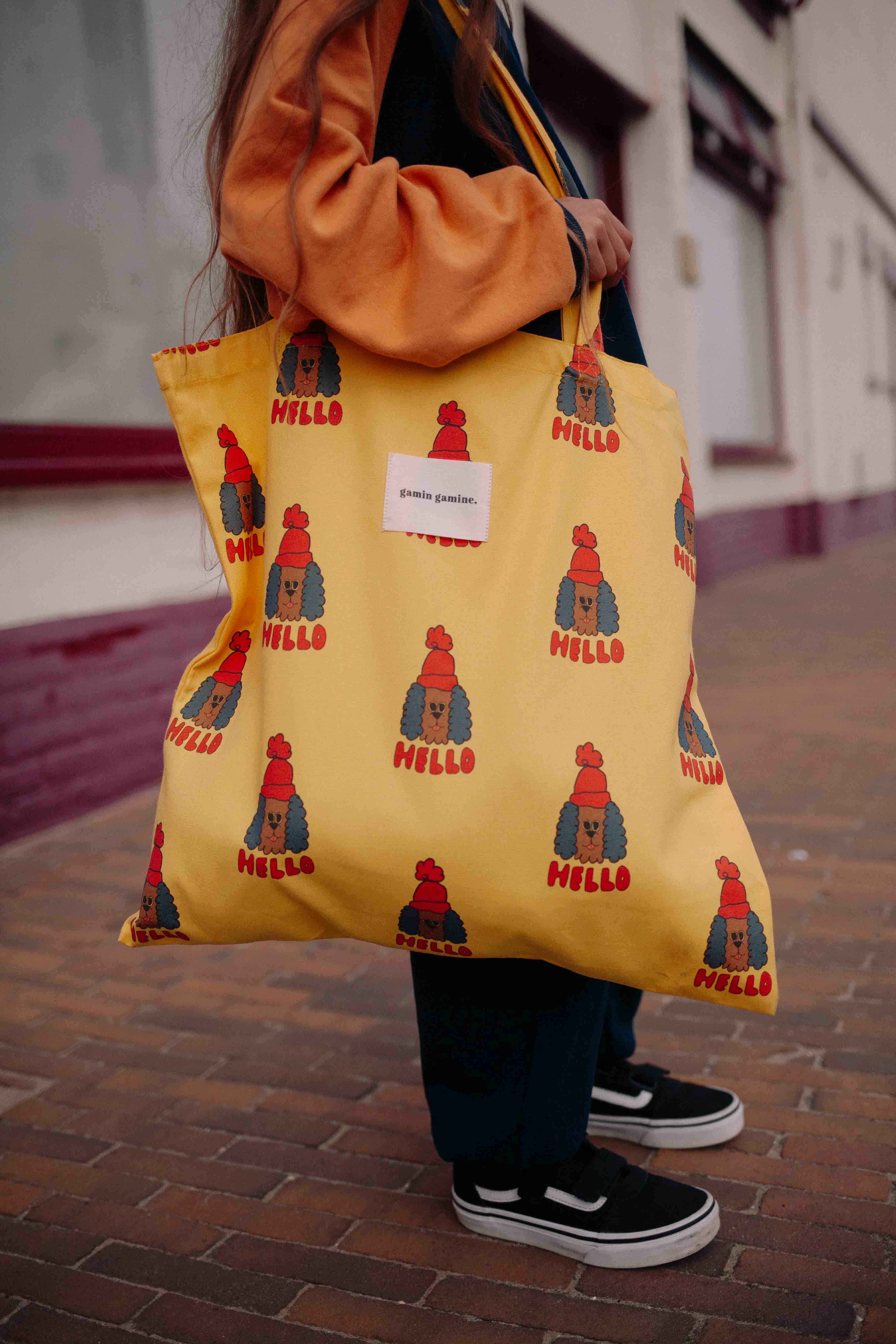 HELLO DOG TOTE BAG