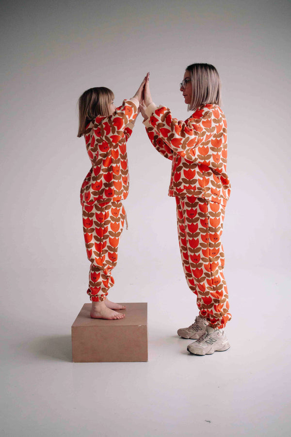 MATCHY - ENSEMBLE ORANGE SMILING TULIP