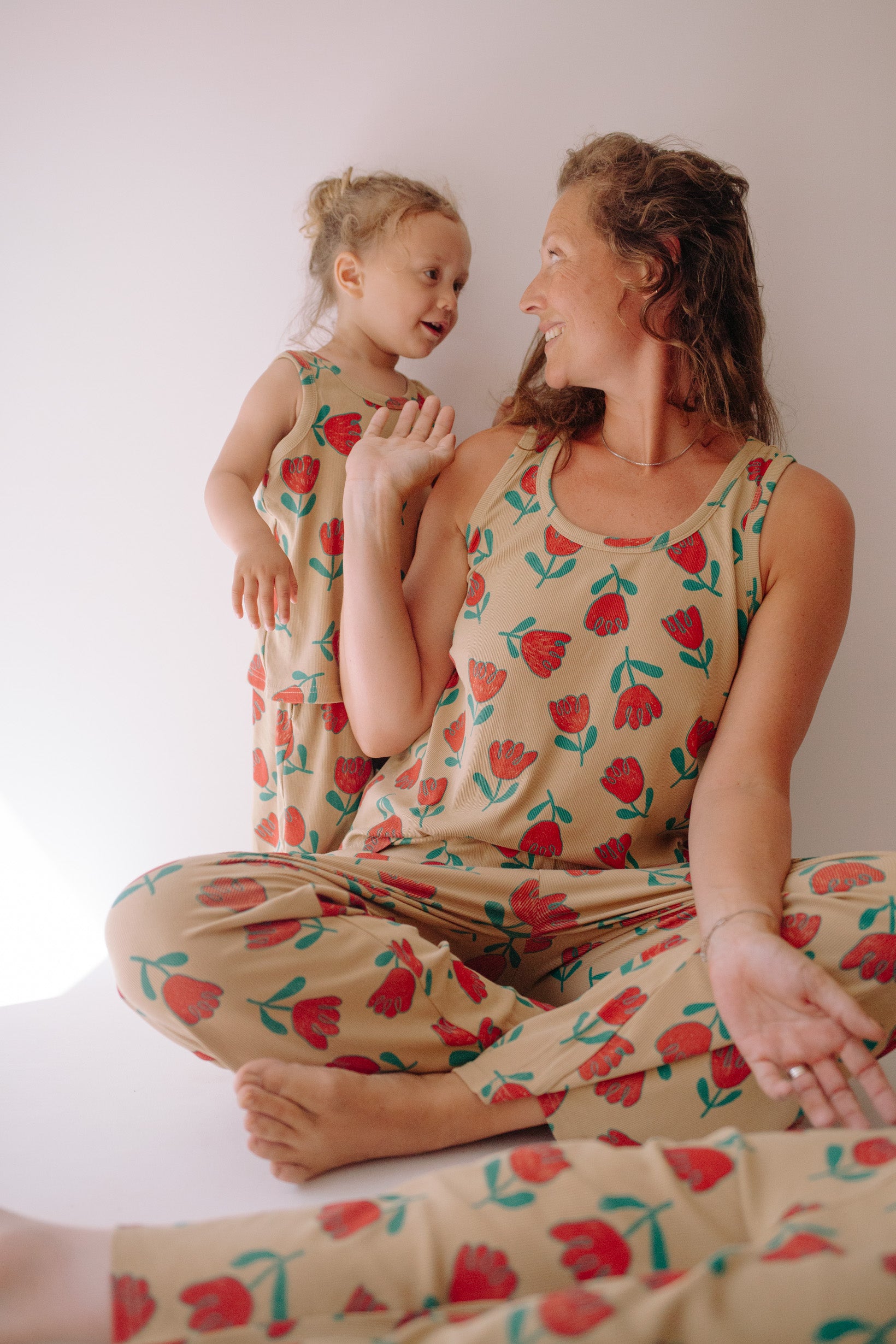 MATCHY - ENSEMBLE FLEUR ROUGE