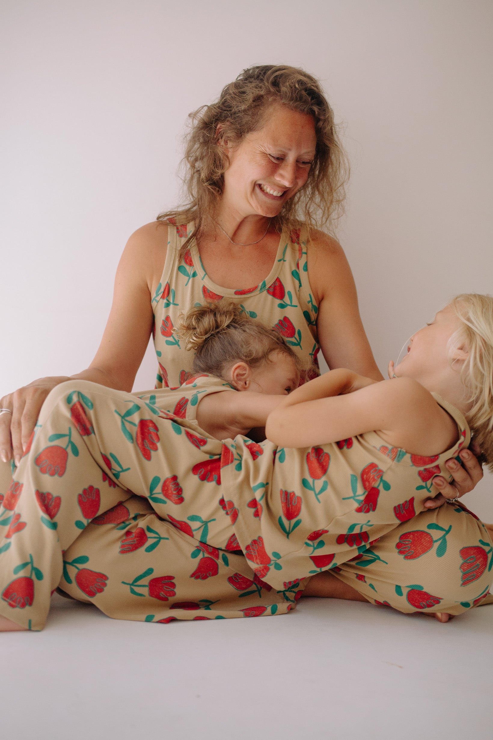 ENSEMBLE FLEUR ROUGE