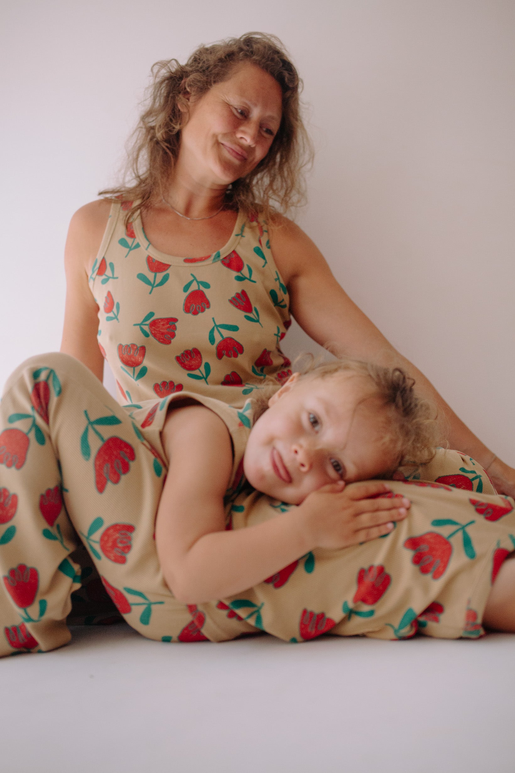 MATCHY - ENSEMBLE FLEUR ROUGE