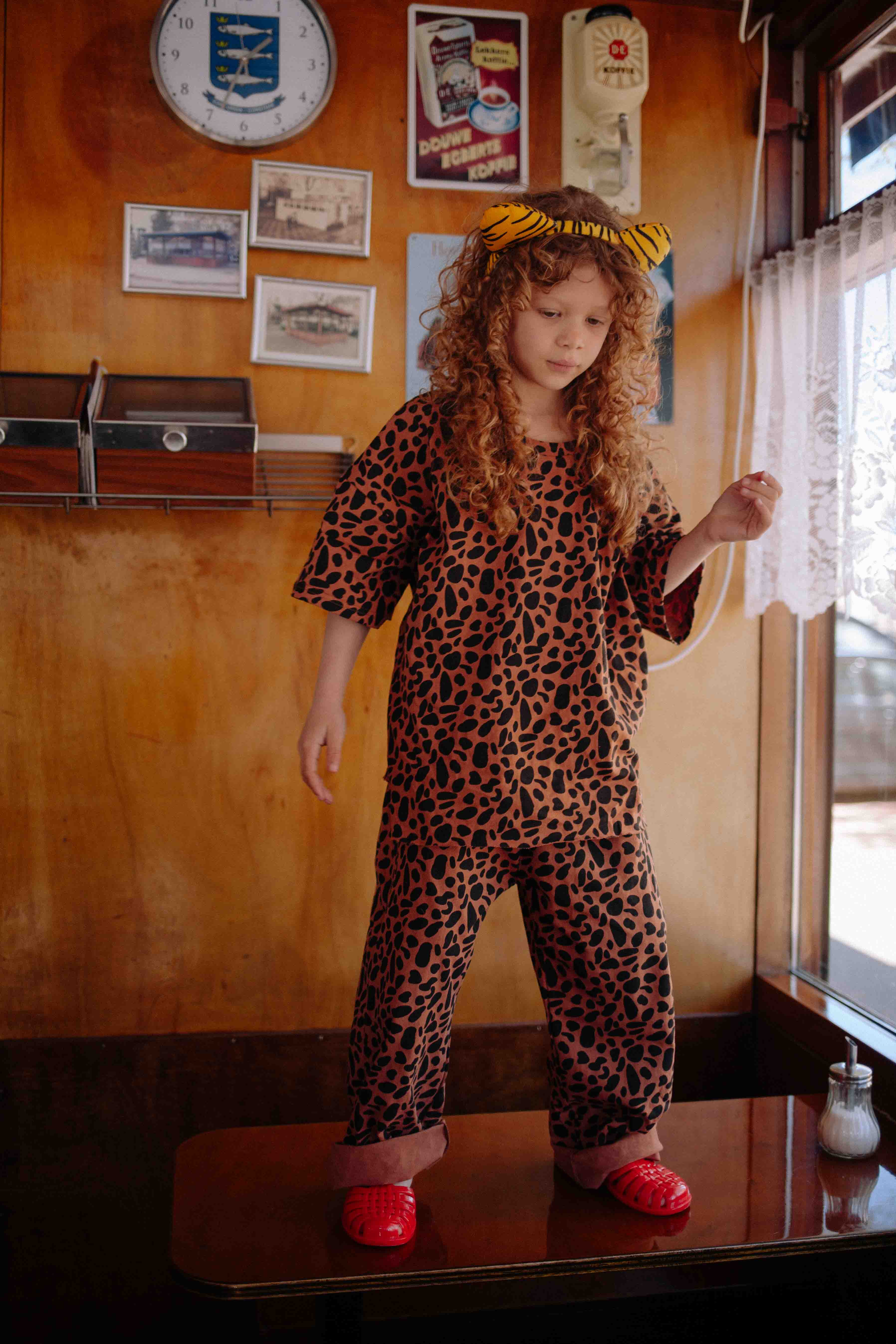 LEOPARD COFFEE TS SET