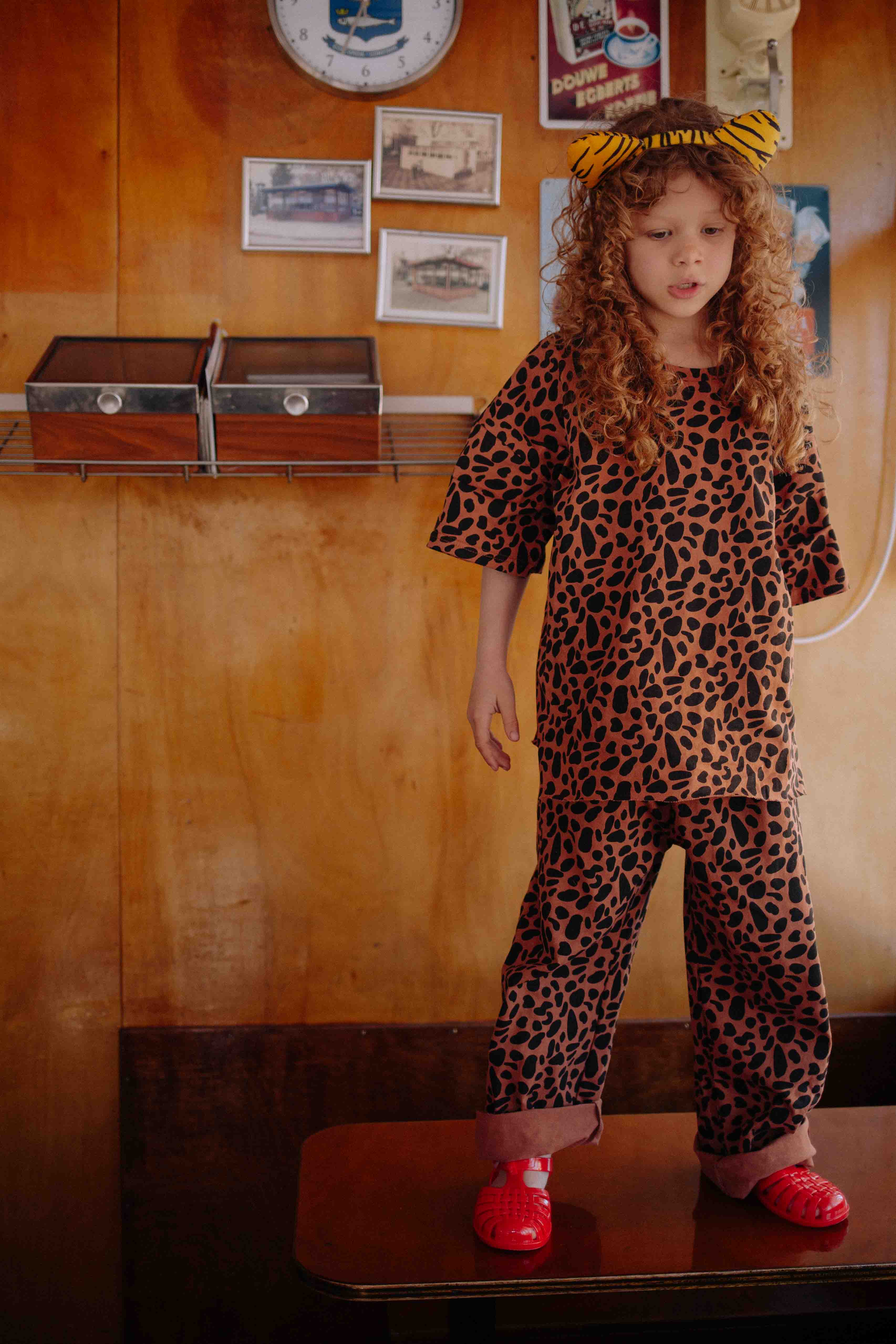 LEOPARD COFFEE TS SET