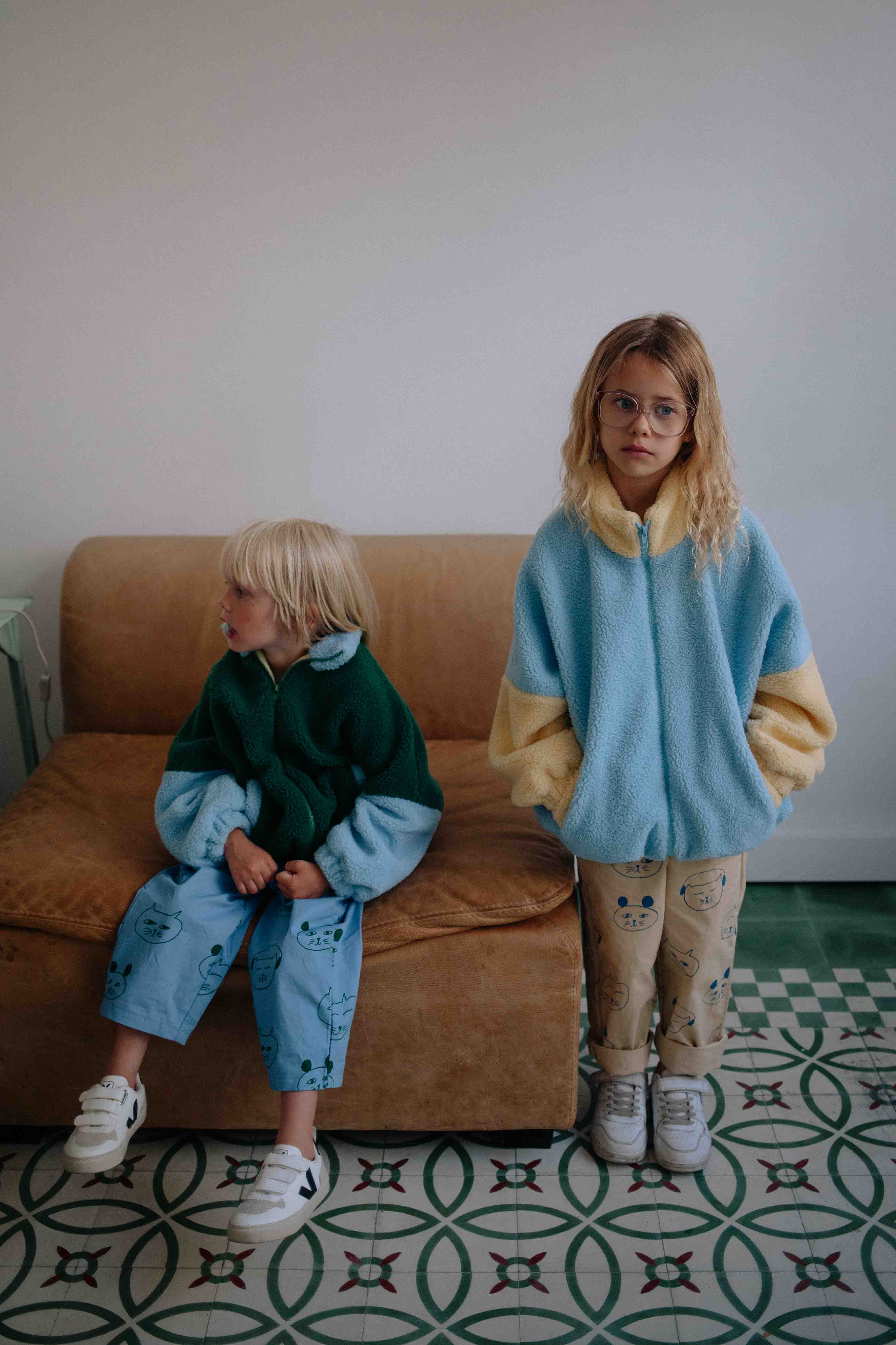 BLUE MEOW MOOD JEANS