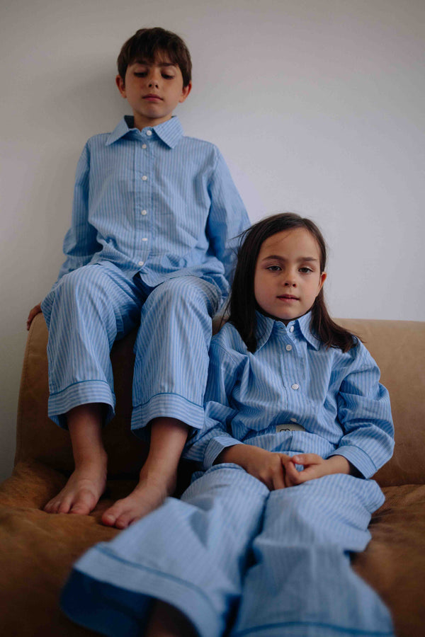 ENSEMBLE CHEMISE PINSTRIPES