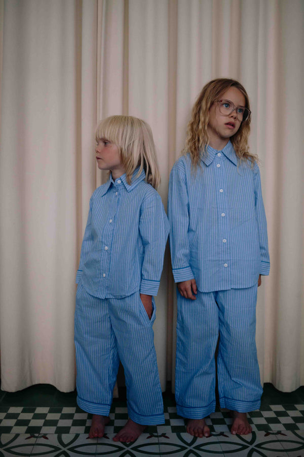 ENSEMBLE CHEMISE PINSTRIPES