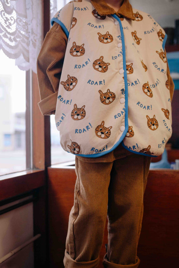 BROWN ROAR REVERSIBLE VEST