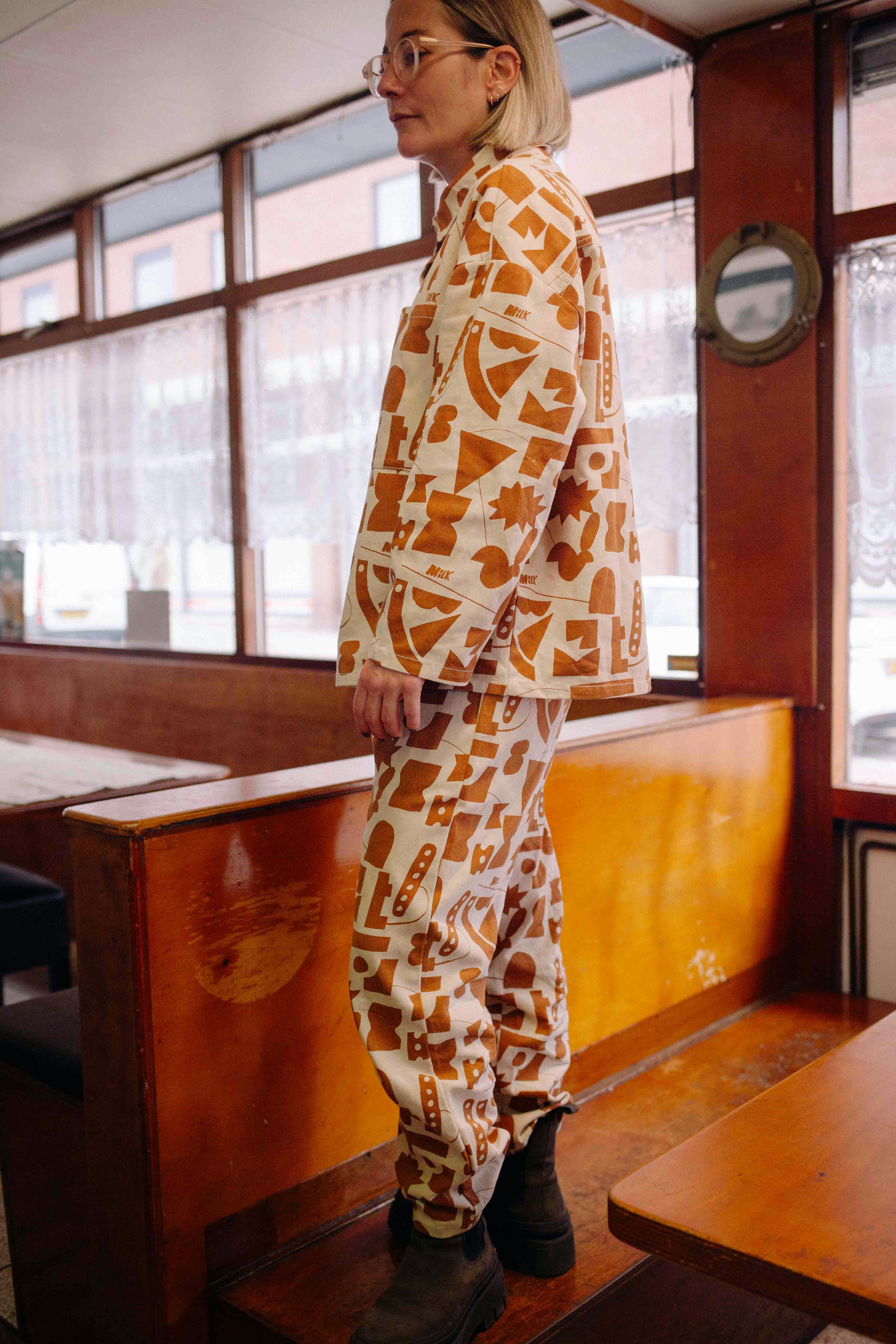 TOFFEE MILK DENIM SET WOMAN