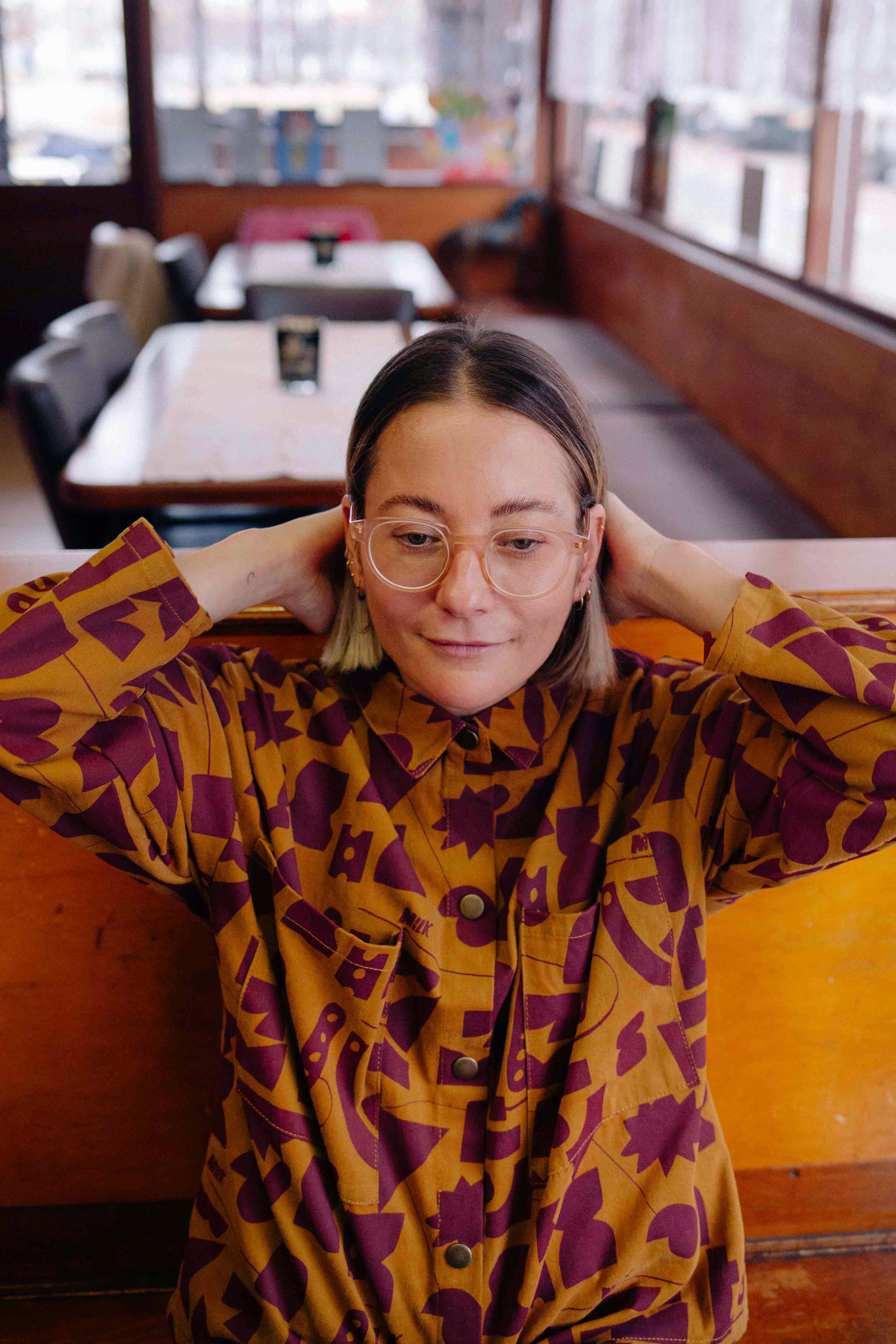 CAFÉ AU MILK DENIM SET WOMAN