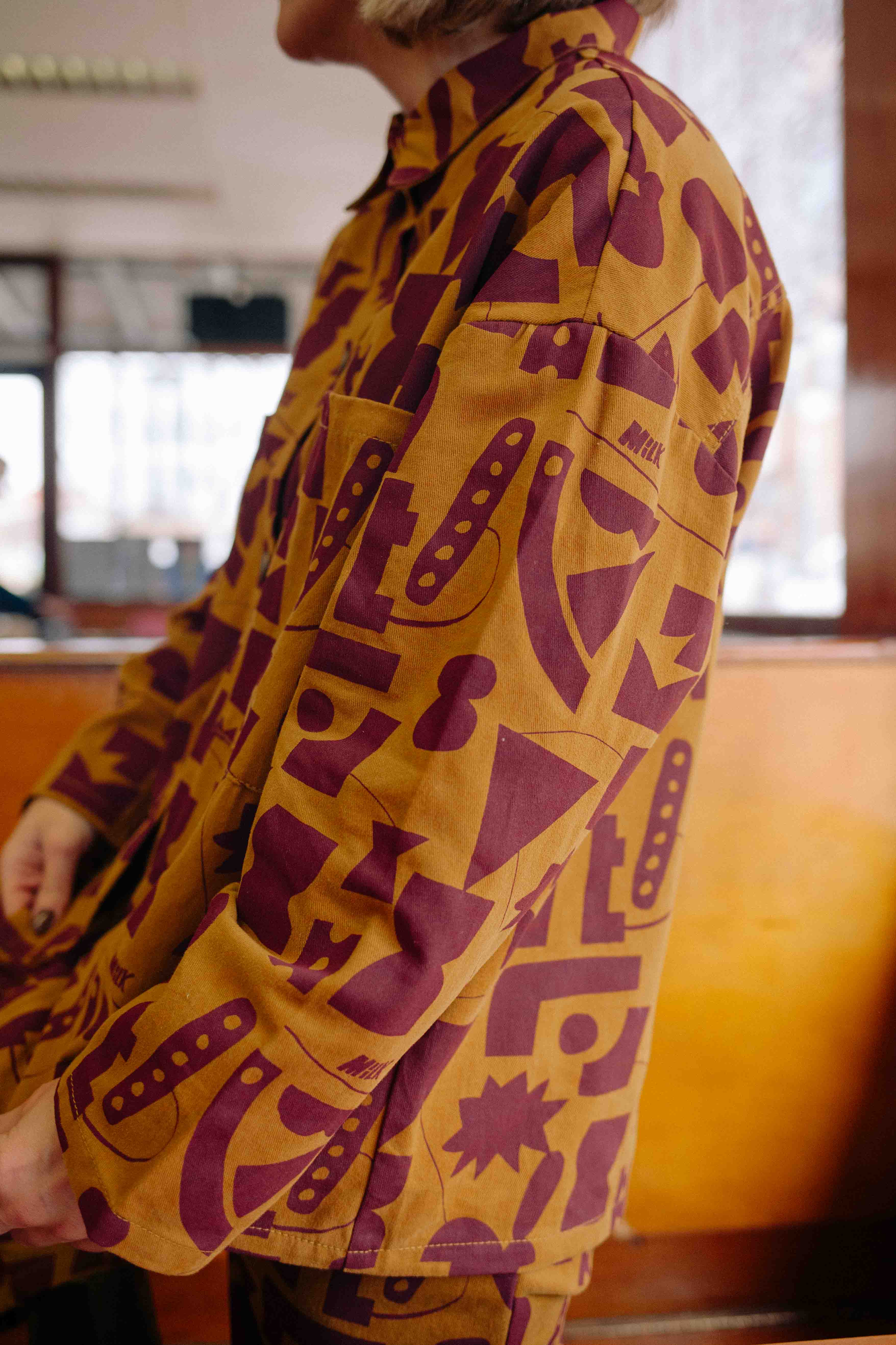 CAFÉ AU MILK DENIM SET WOMAN