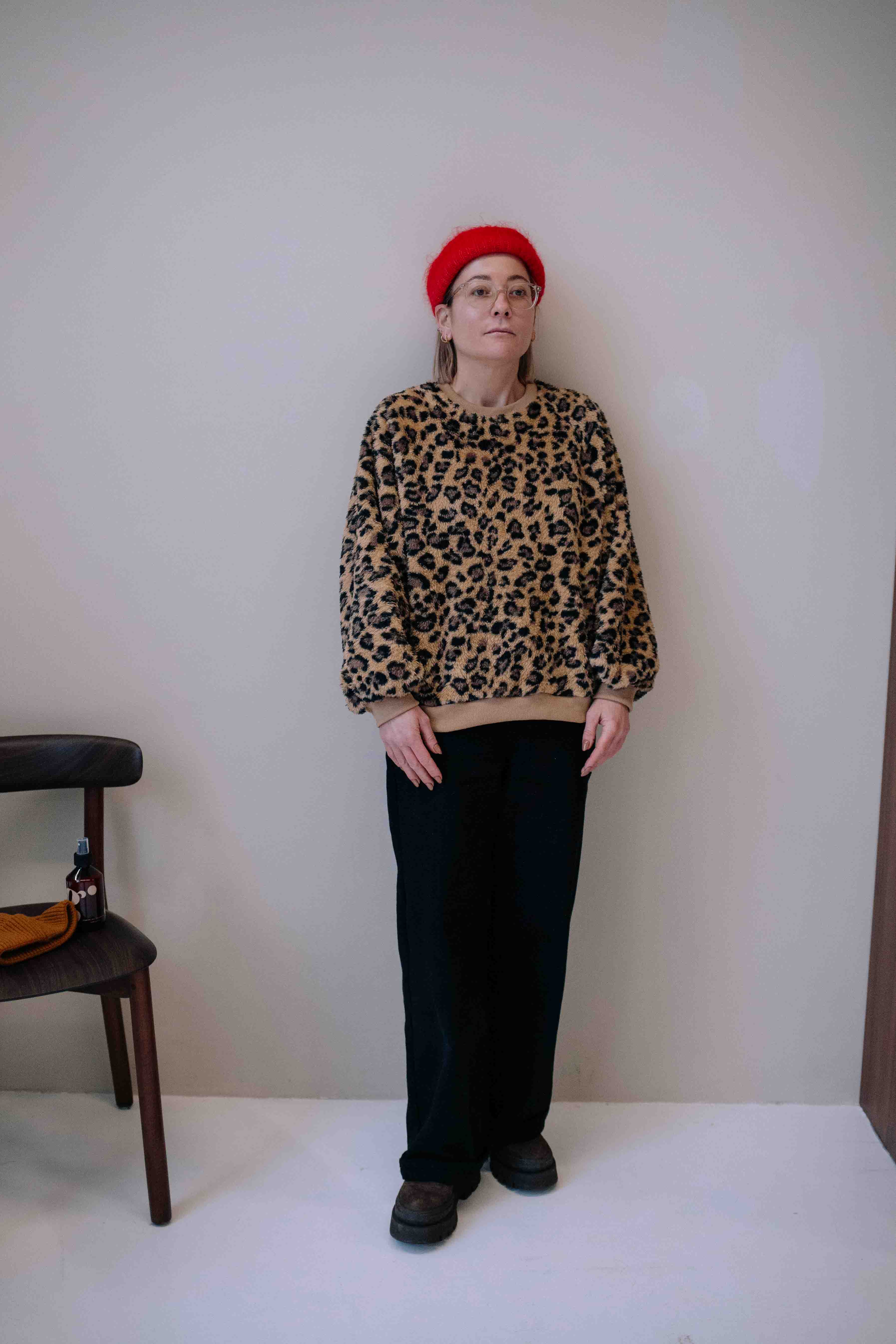 SWEAT FLUFFY LEO FEMME