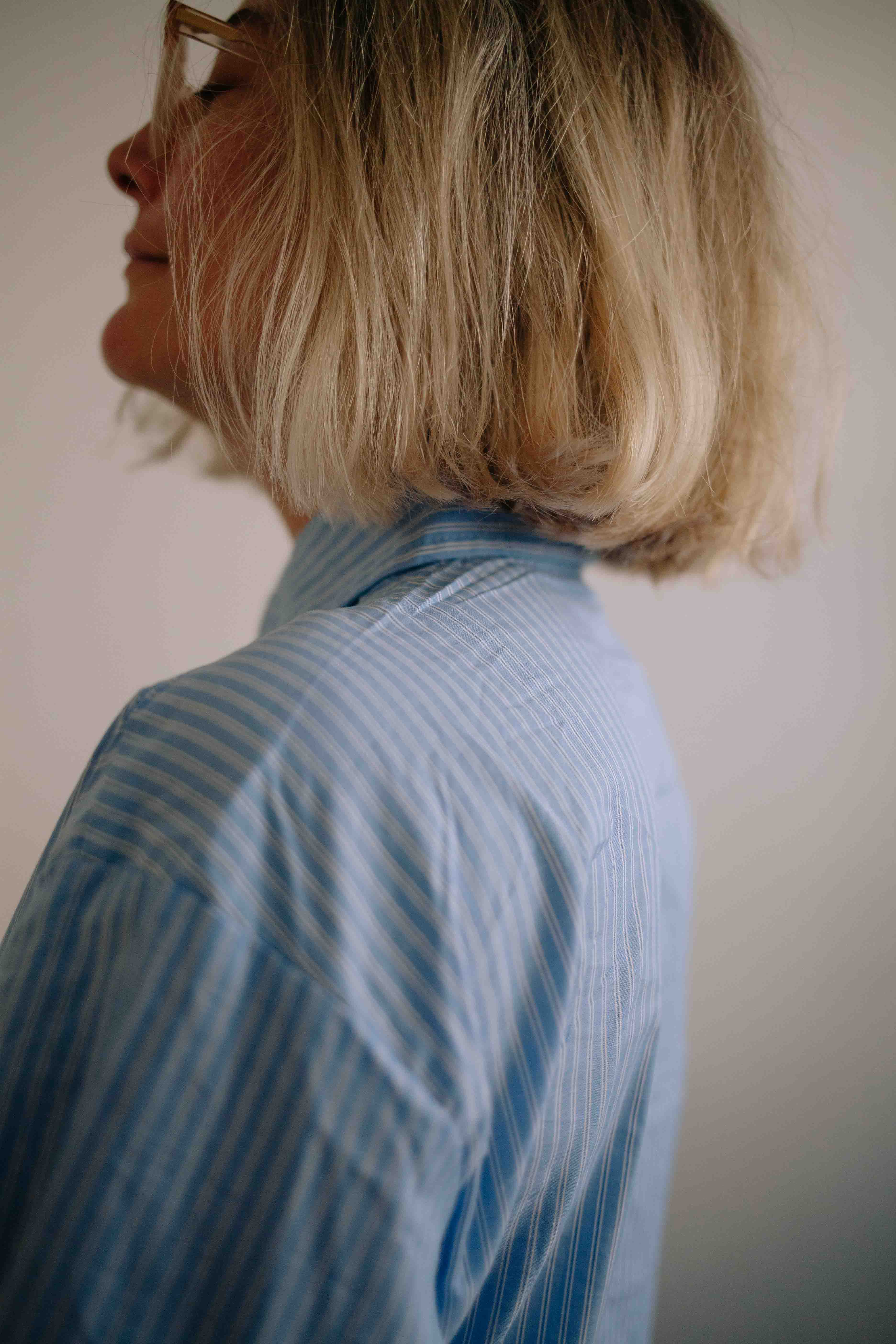 SHIRT PINSTRIPES SET WOMAN