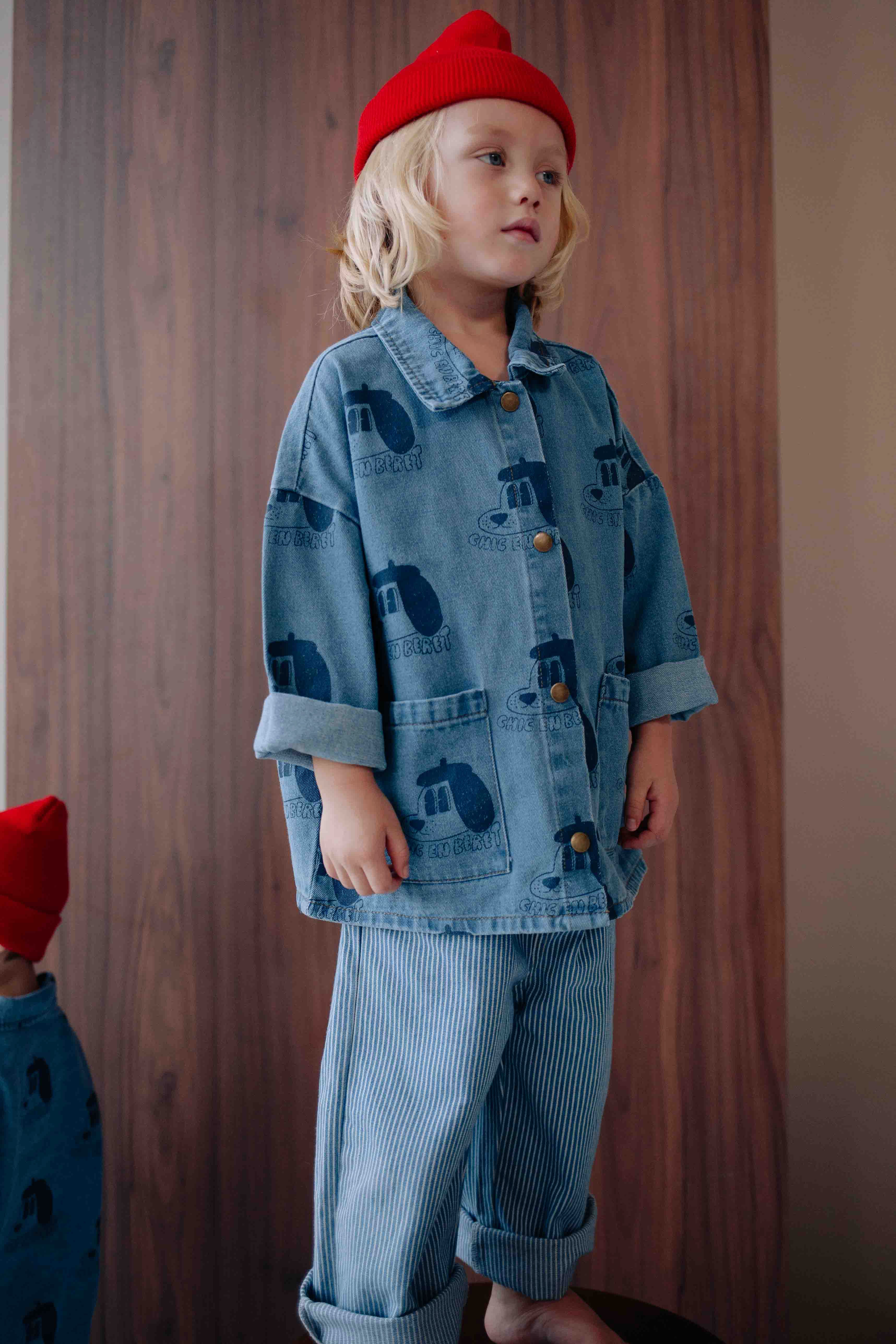 ENSEMBLE DENIM BERET