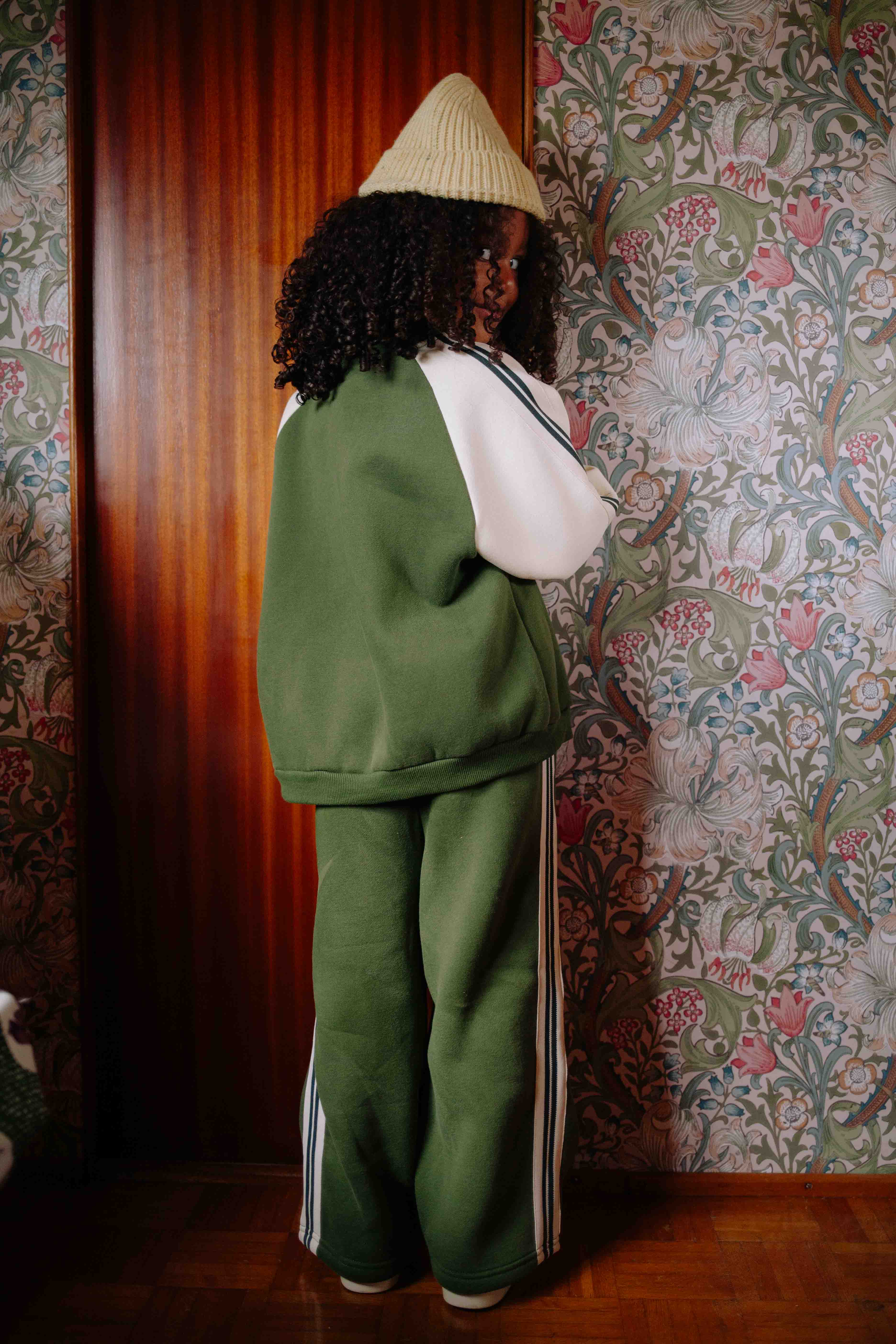 ENSEMBLE OLIVE RETRO
