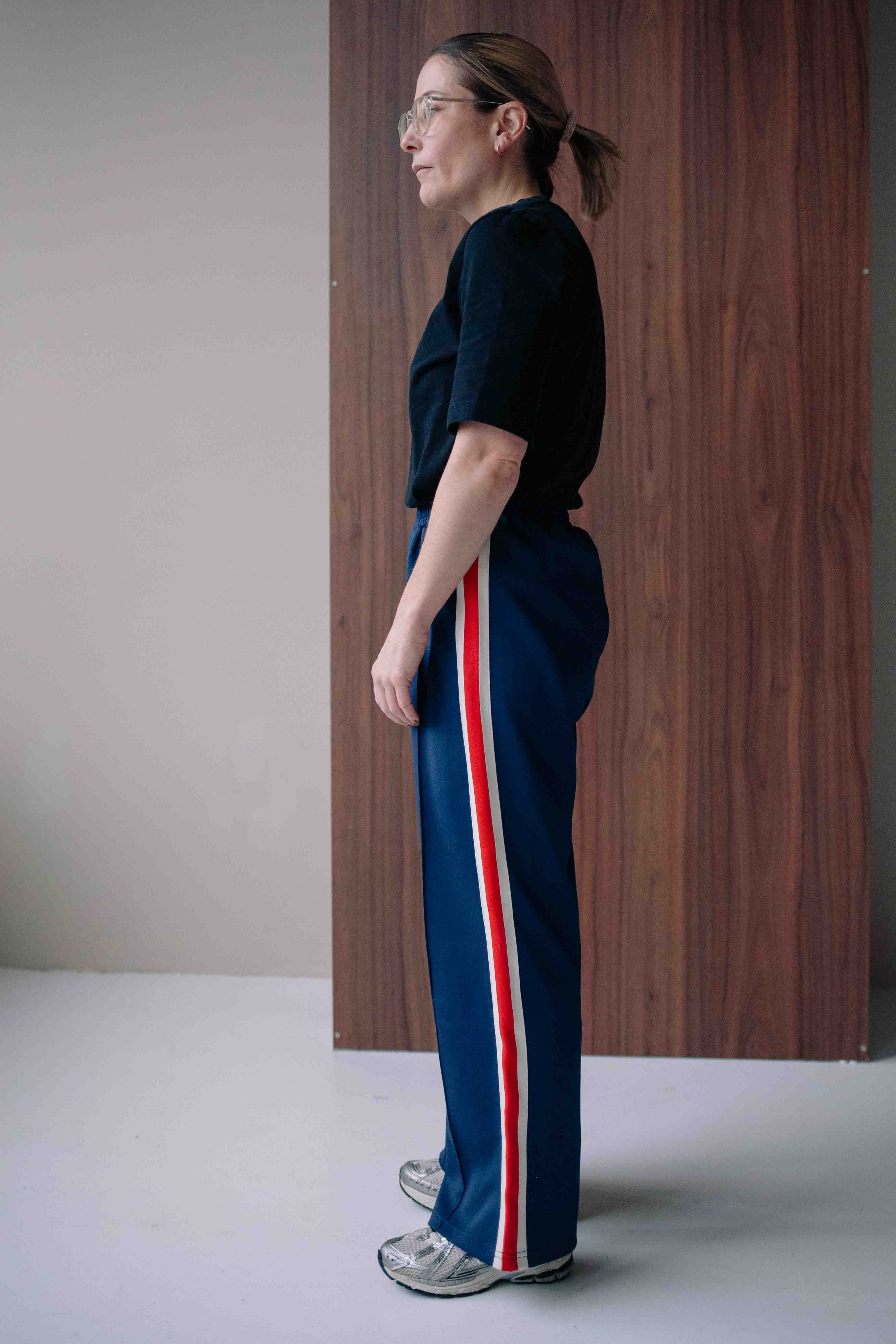 PANTALON SPORTY NAVY FEMME