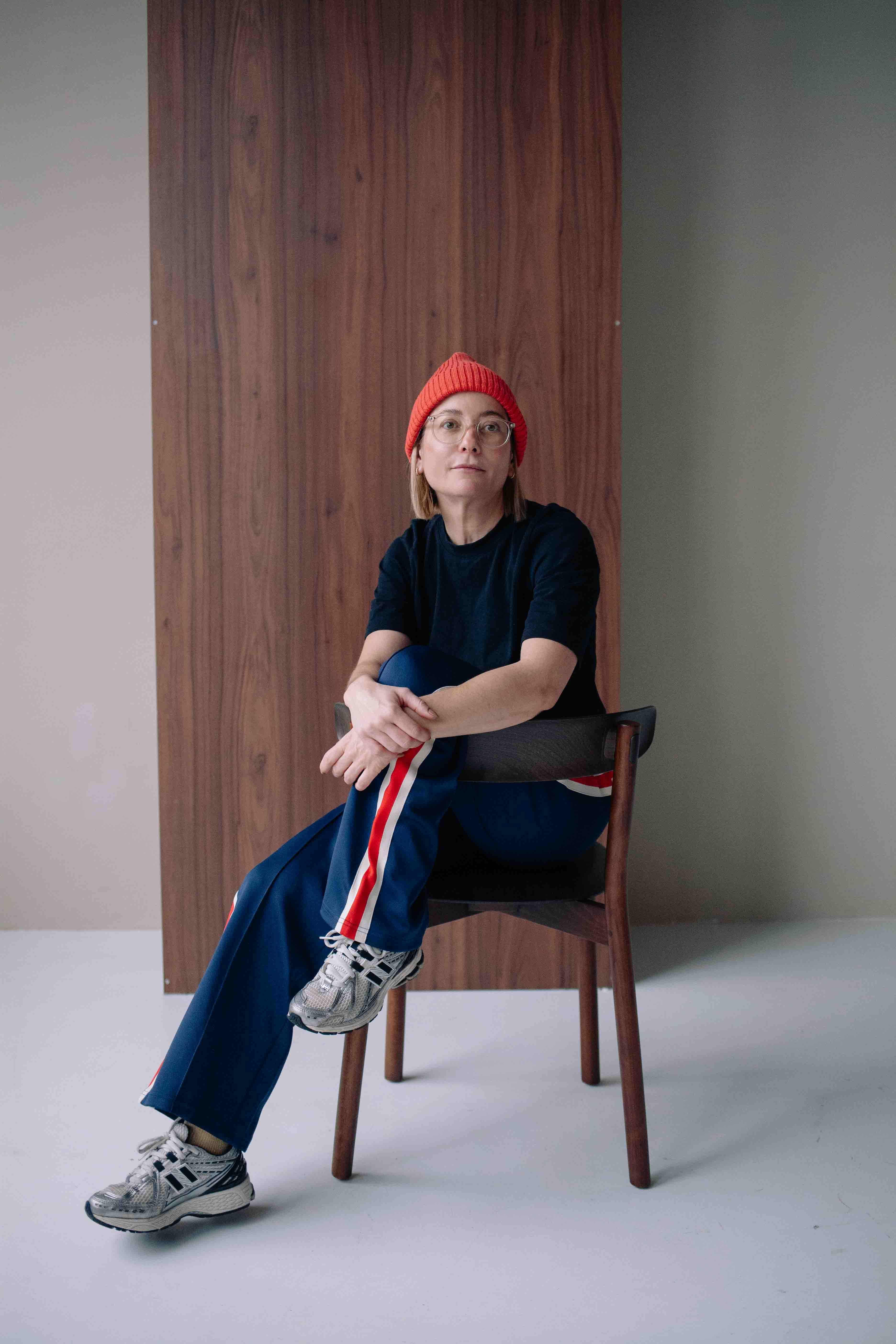 NAVY SPORTY PANTS WOMAN