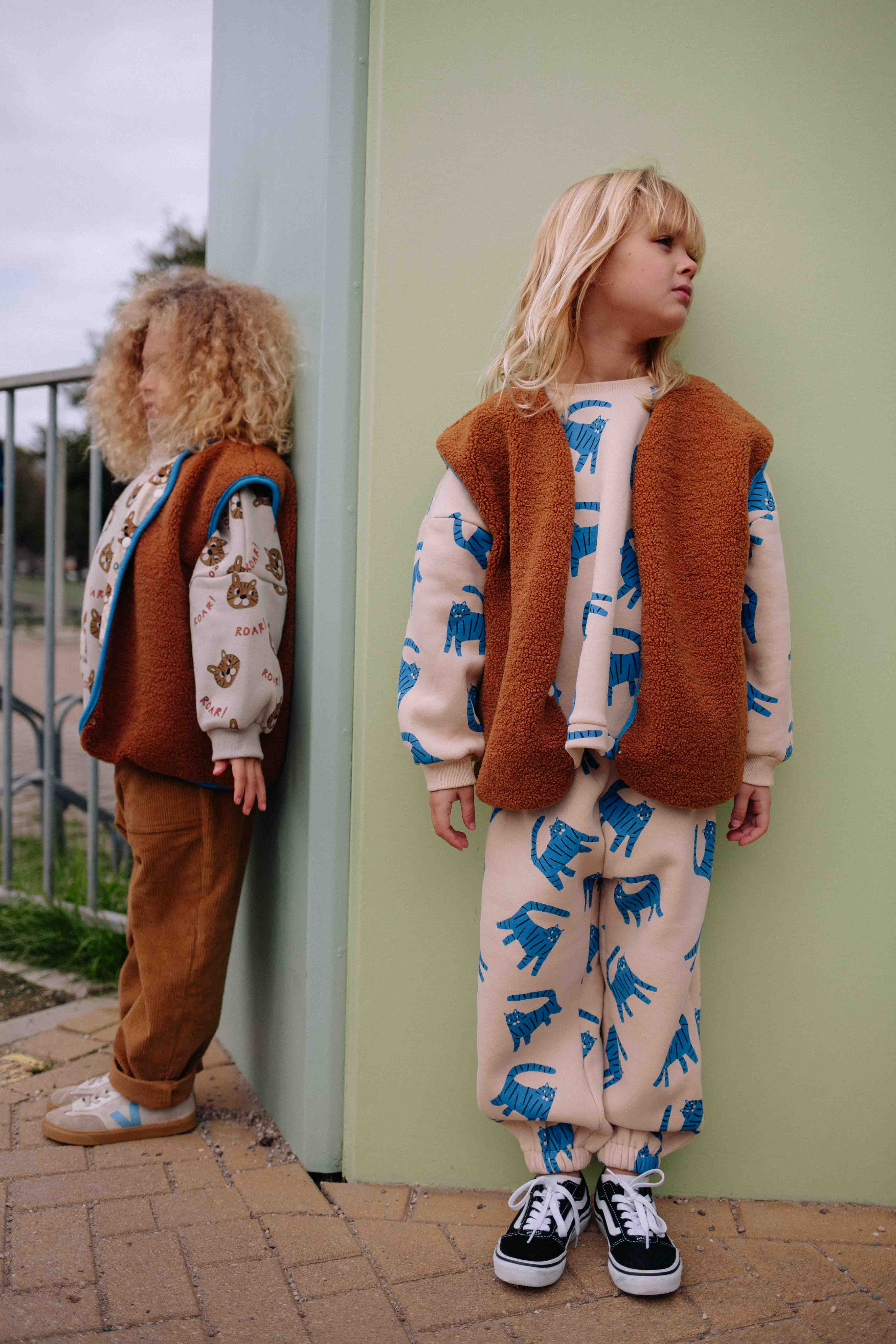 GILET REVERSIBLE MARRON ROAR