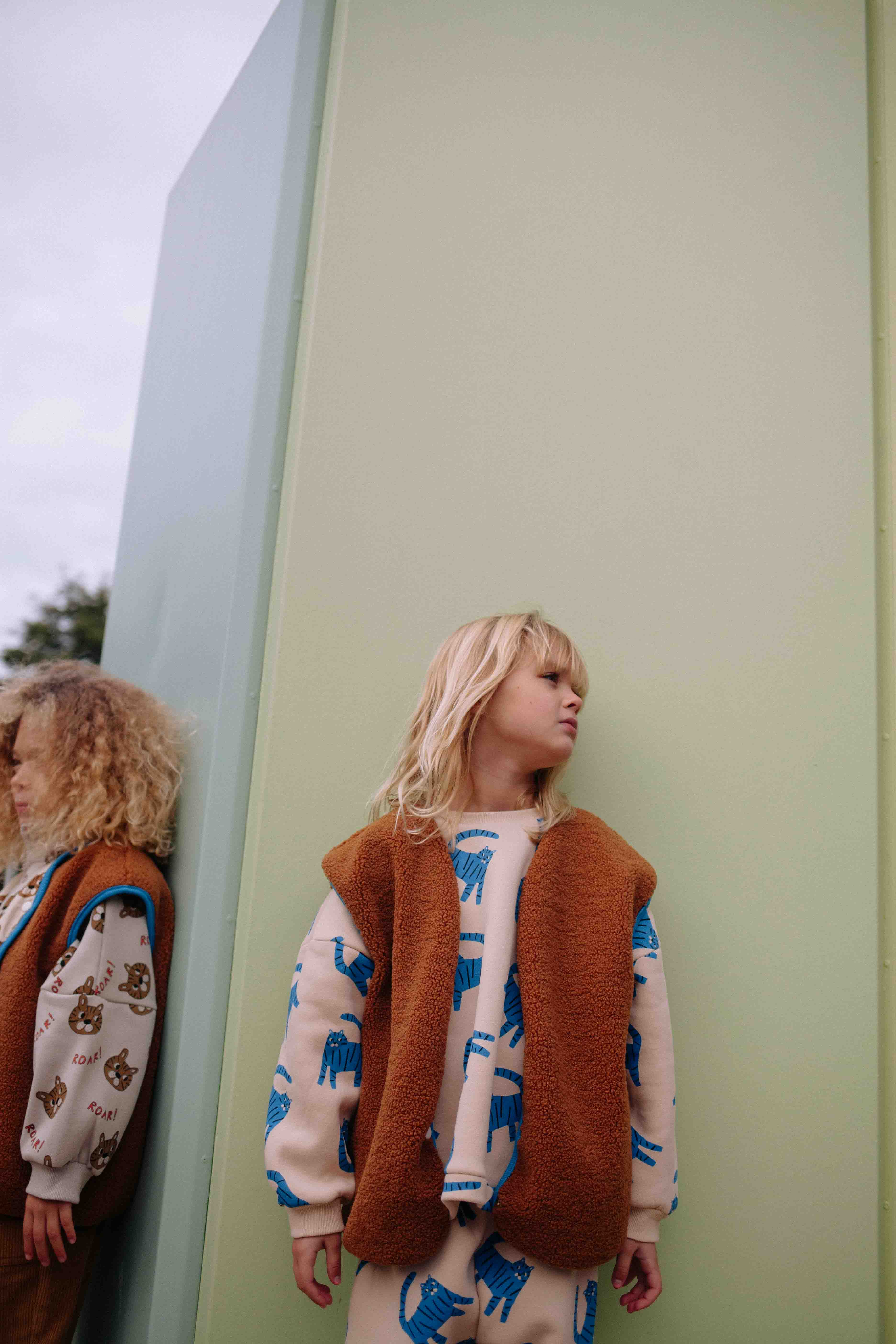 GILET REVERSIBLE MARRON ROAR