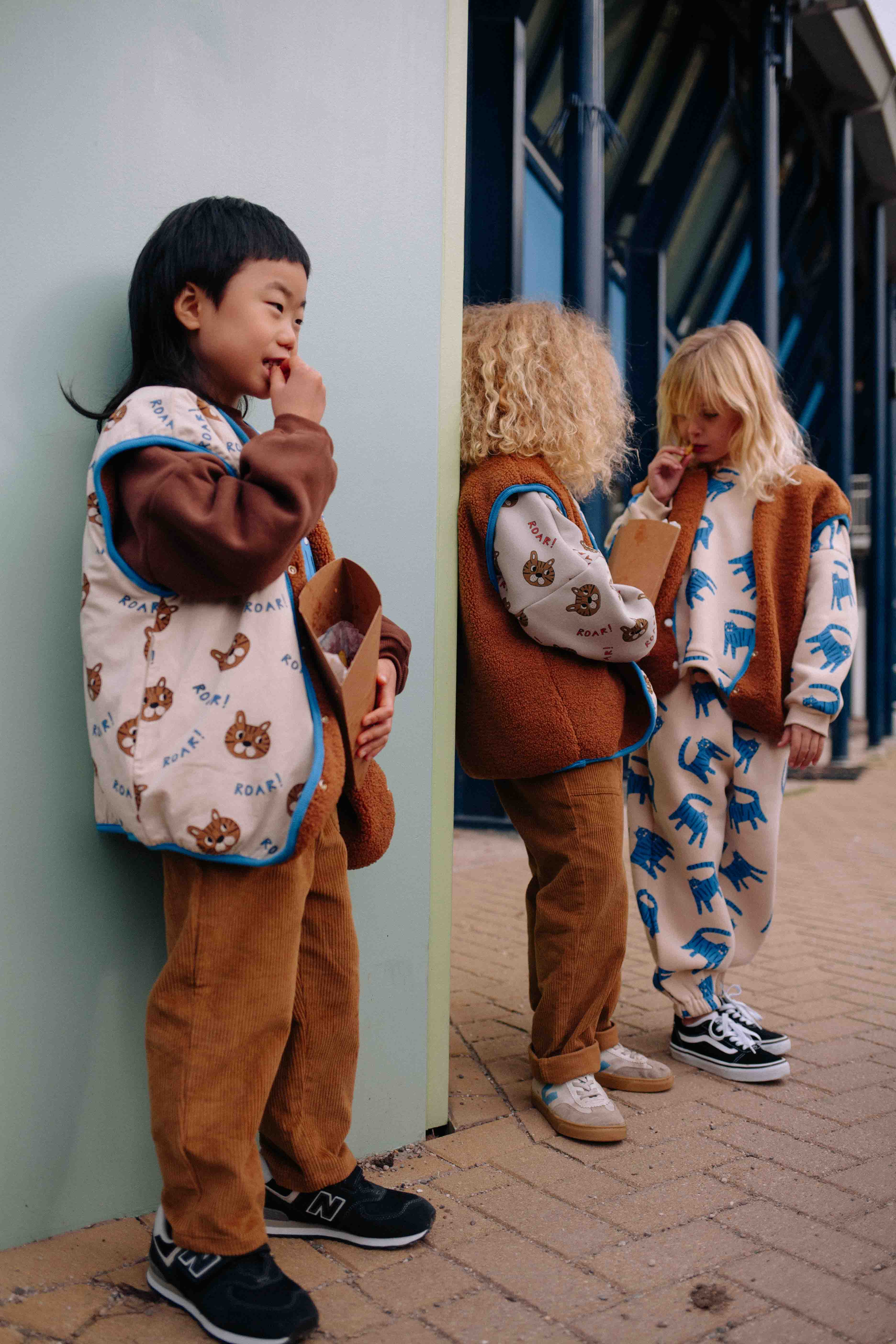 GILET REVERSIBLE MARRON ROAR