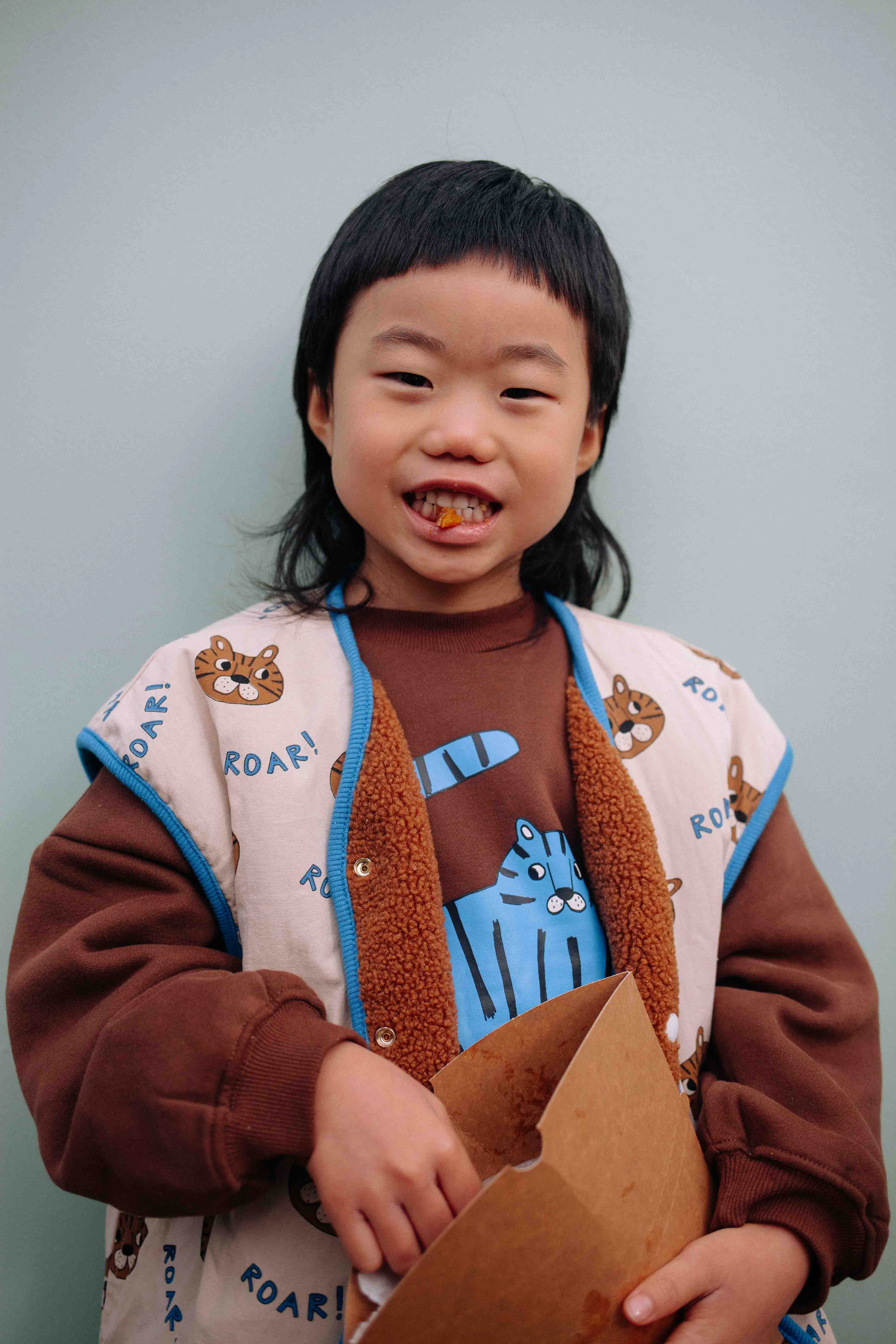 GILET REVERSIBLE MARRON ROAR