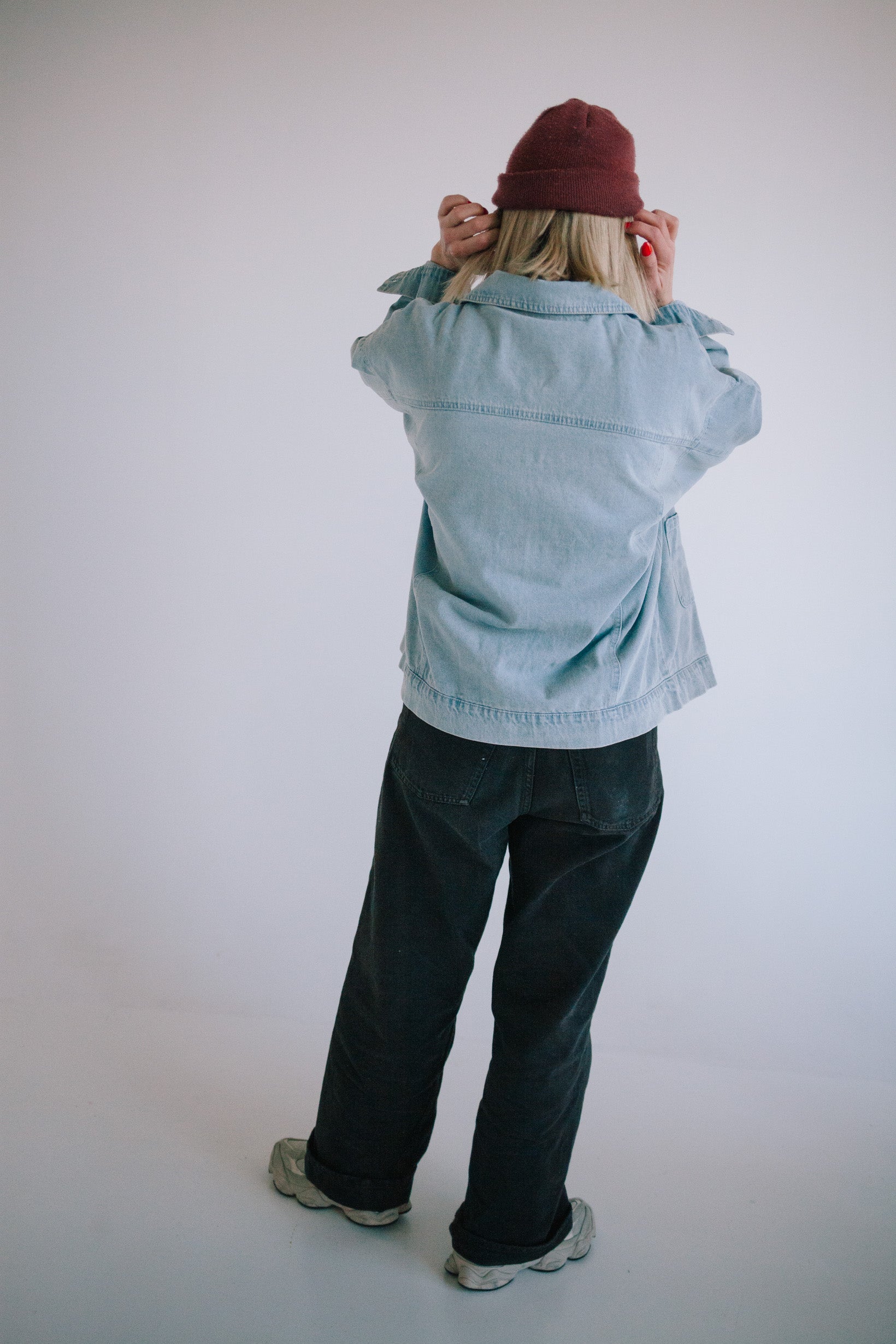 VESTE JEAN DÉLAVÉE FEMME