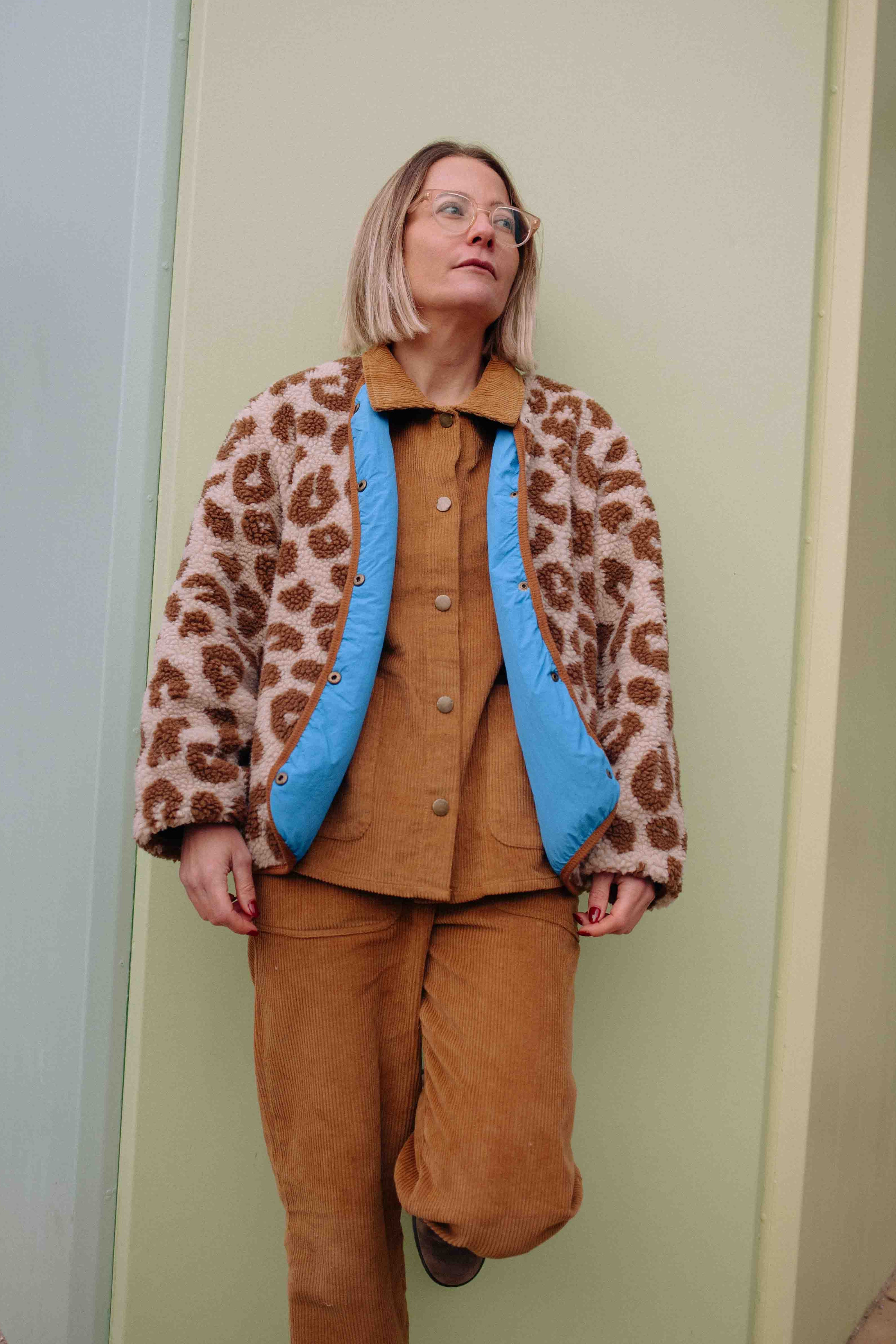 MANTEAU LEO SHERPA FEMME