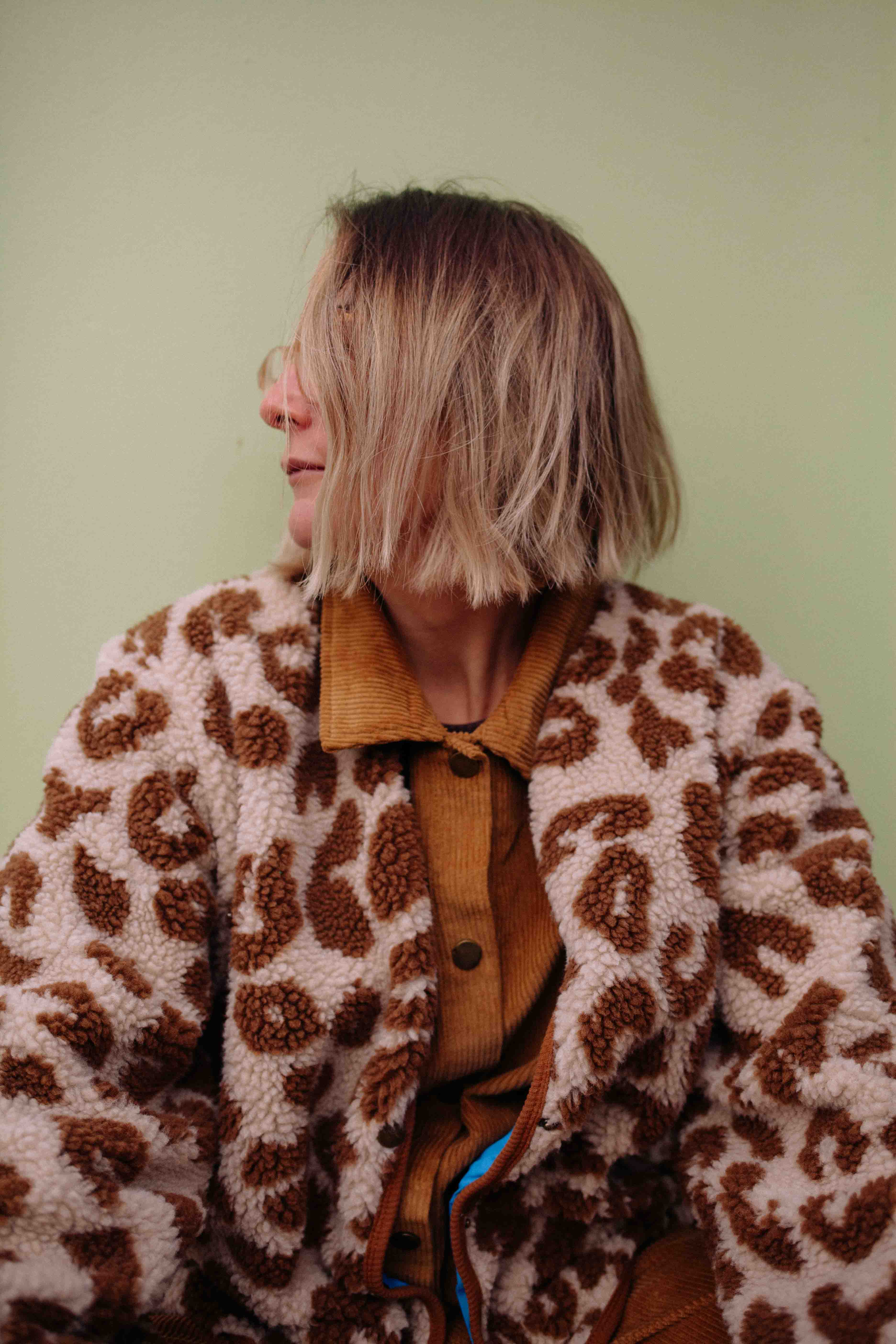 LEO SHERPA COAT WOMAN