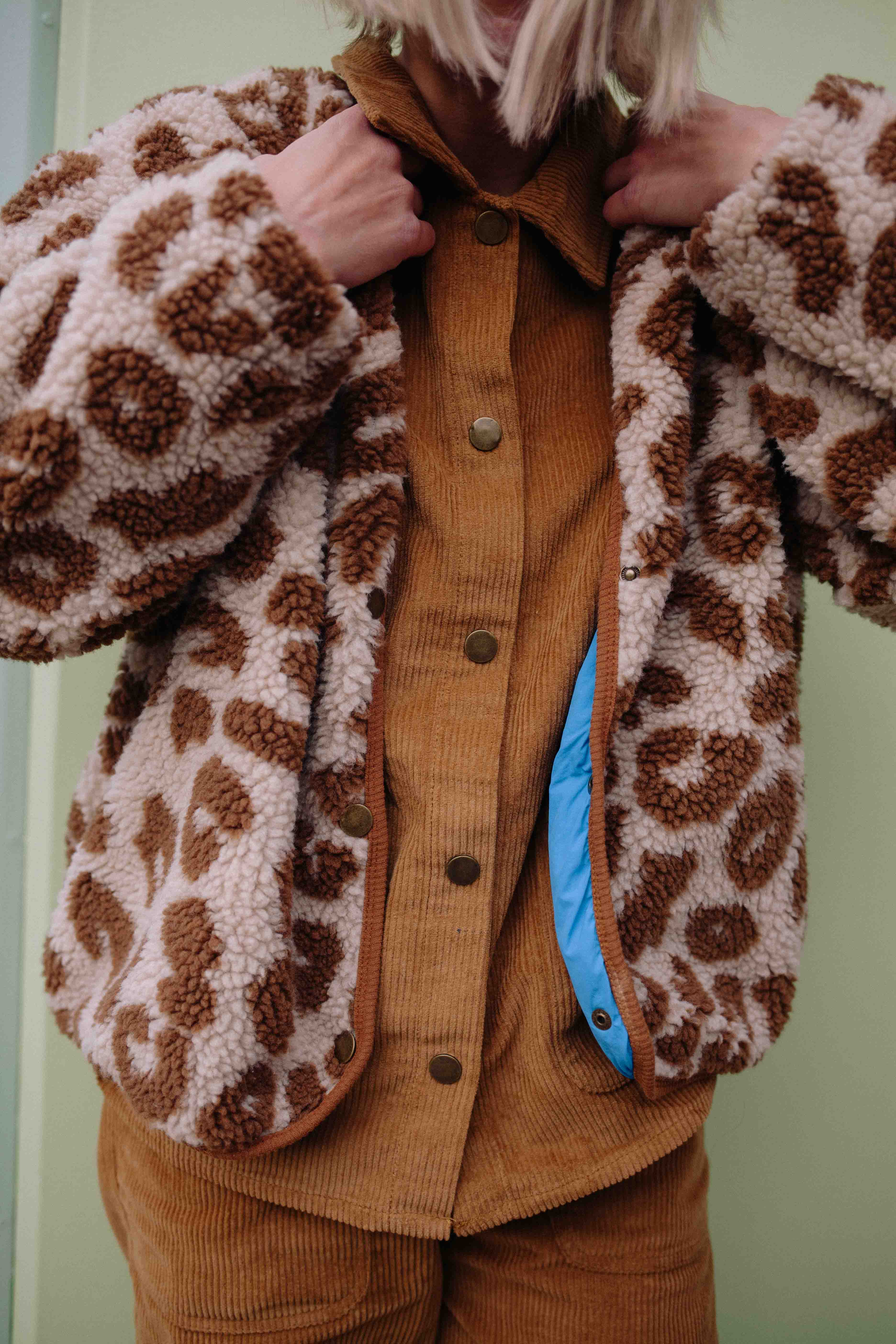 MANTEAU LEO SHERPA FEMME