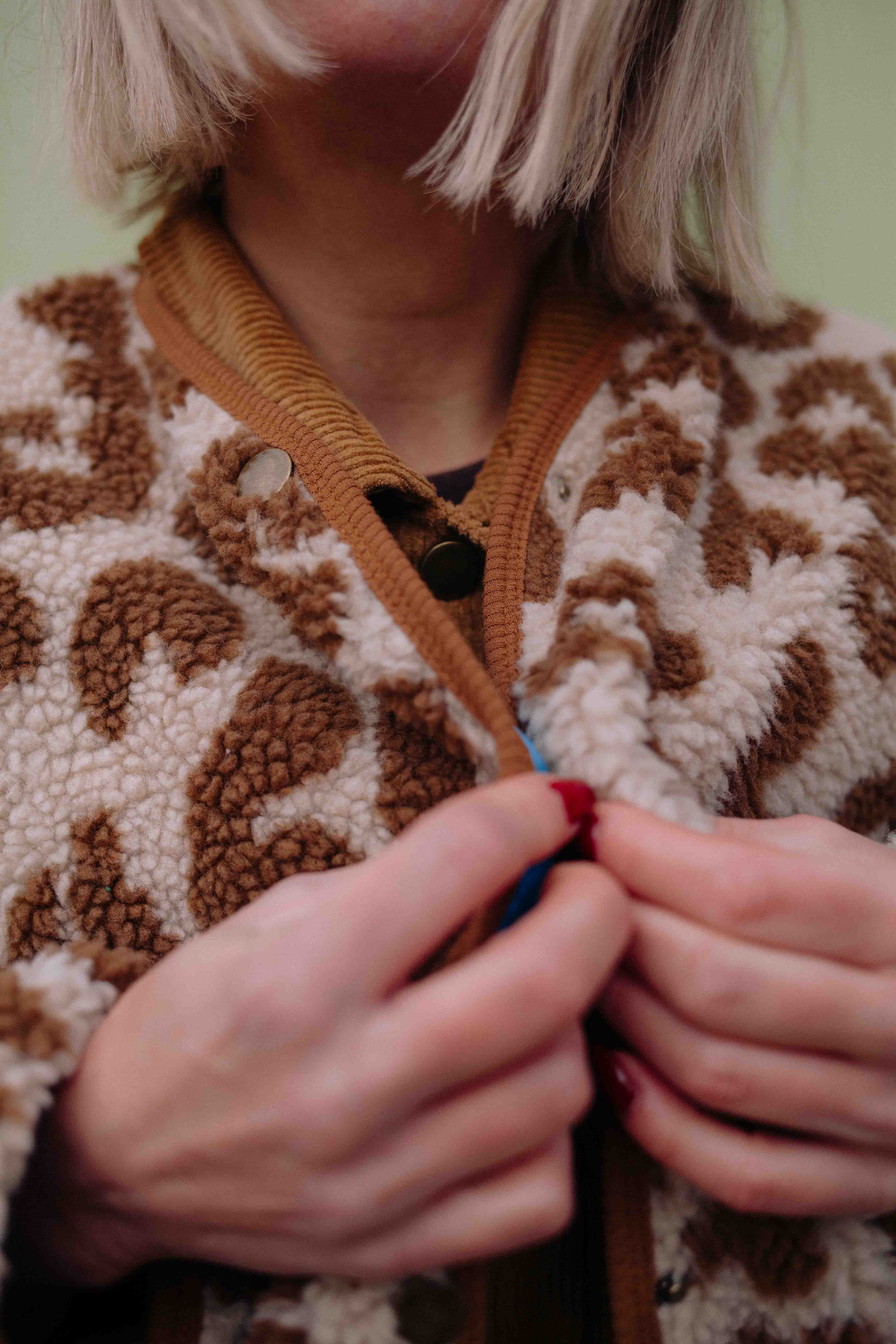 MANTEAU LEO SHERPA FEMME