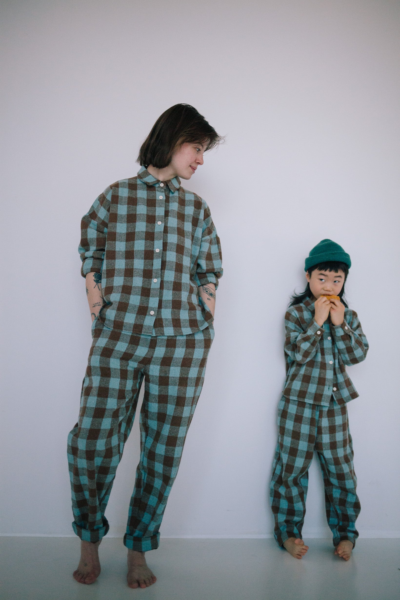 ENSEMBLE PLAID LAGOON