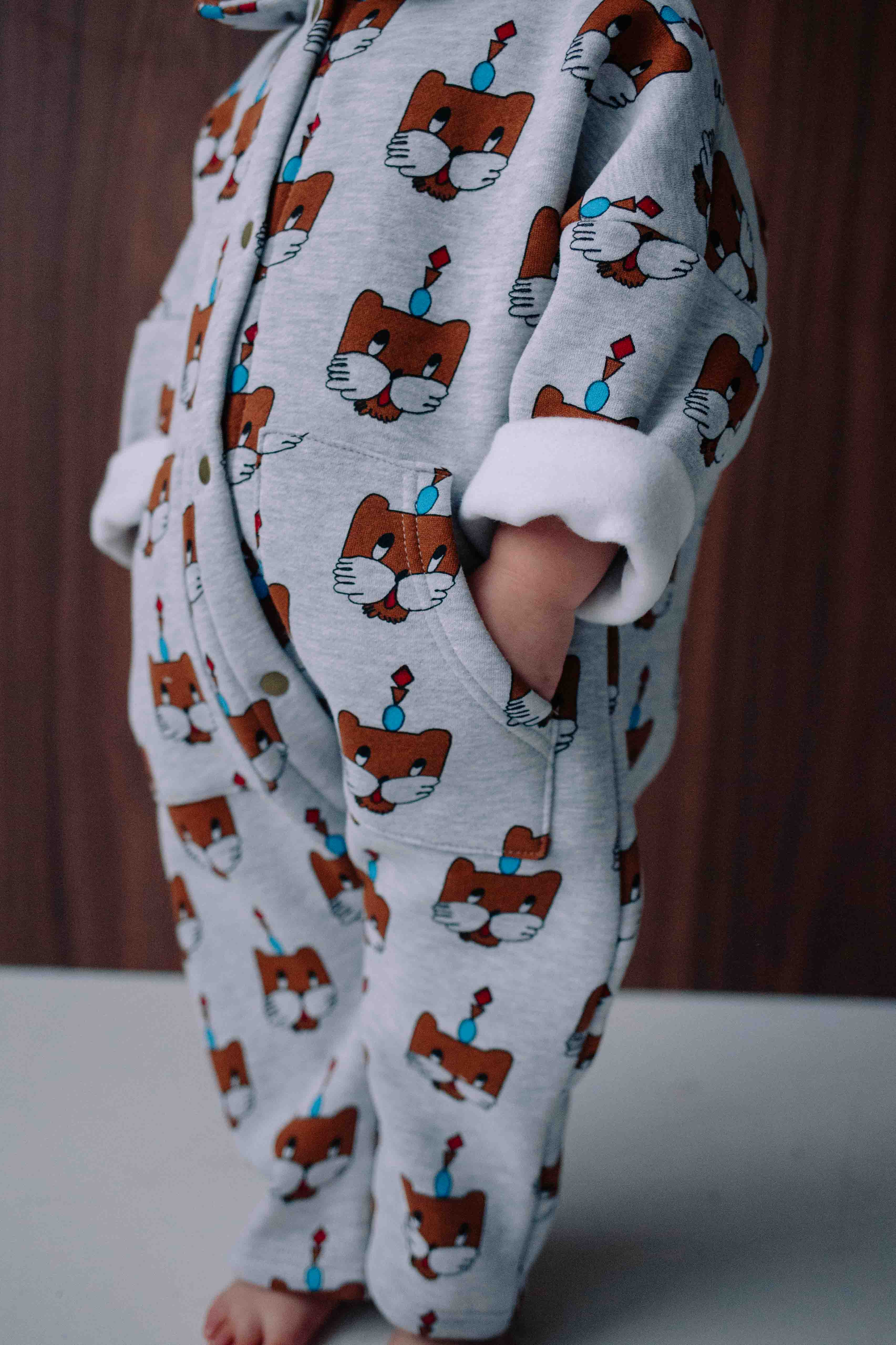 COMBINAISON BASIL GRIS