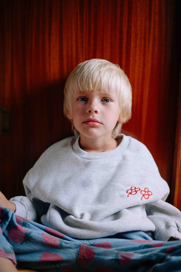 SIGNATURE FLOWER SWEATSHIRT