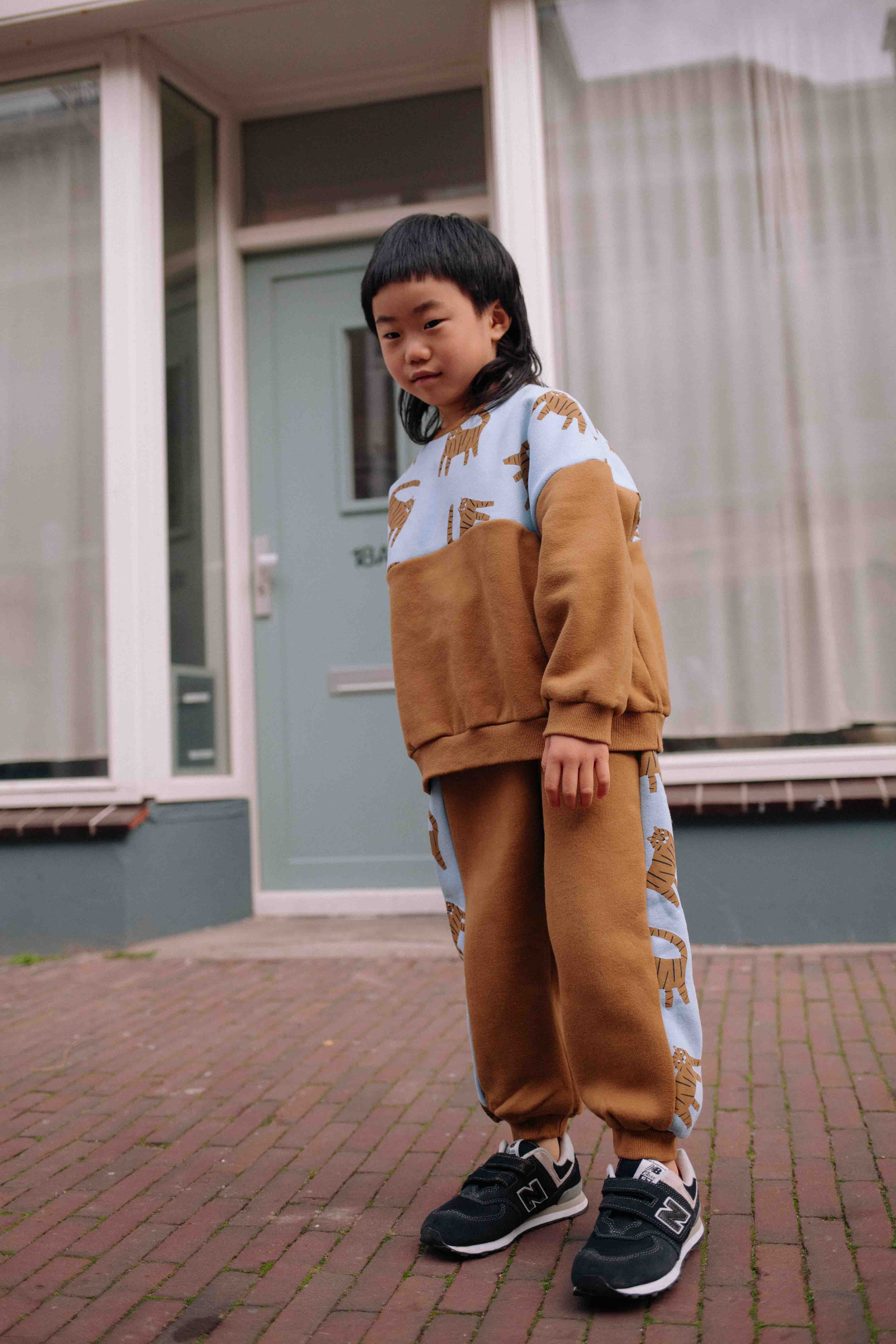 ENSEMBLE MOUTARDE TIGRE