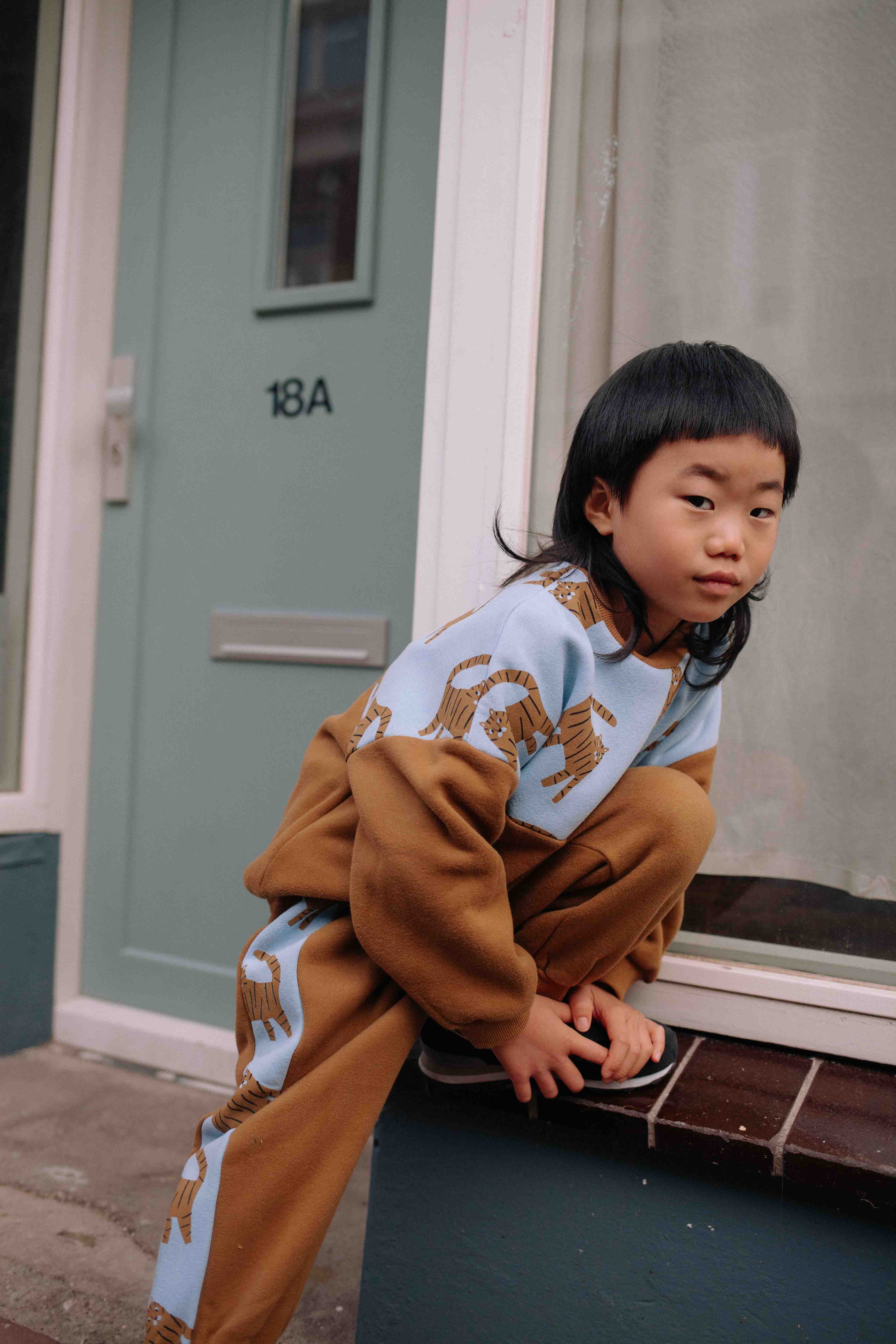 ENSEMBLE MOUTARDE TIGRE