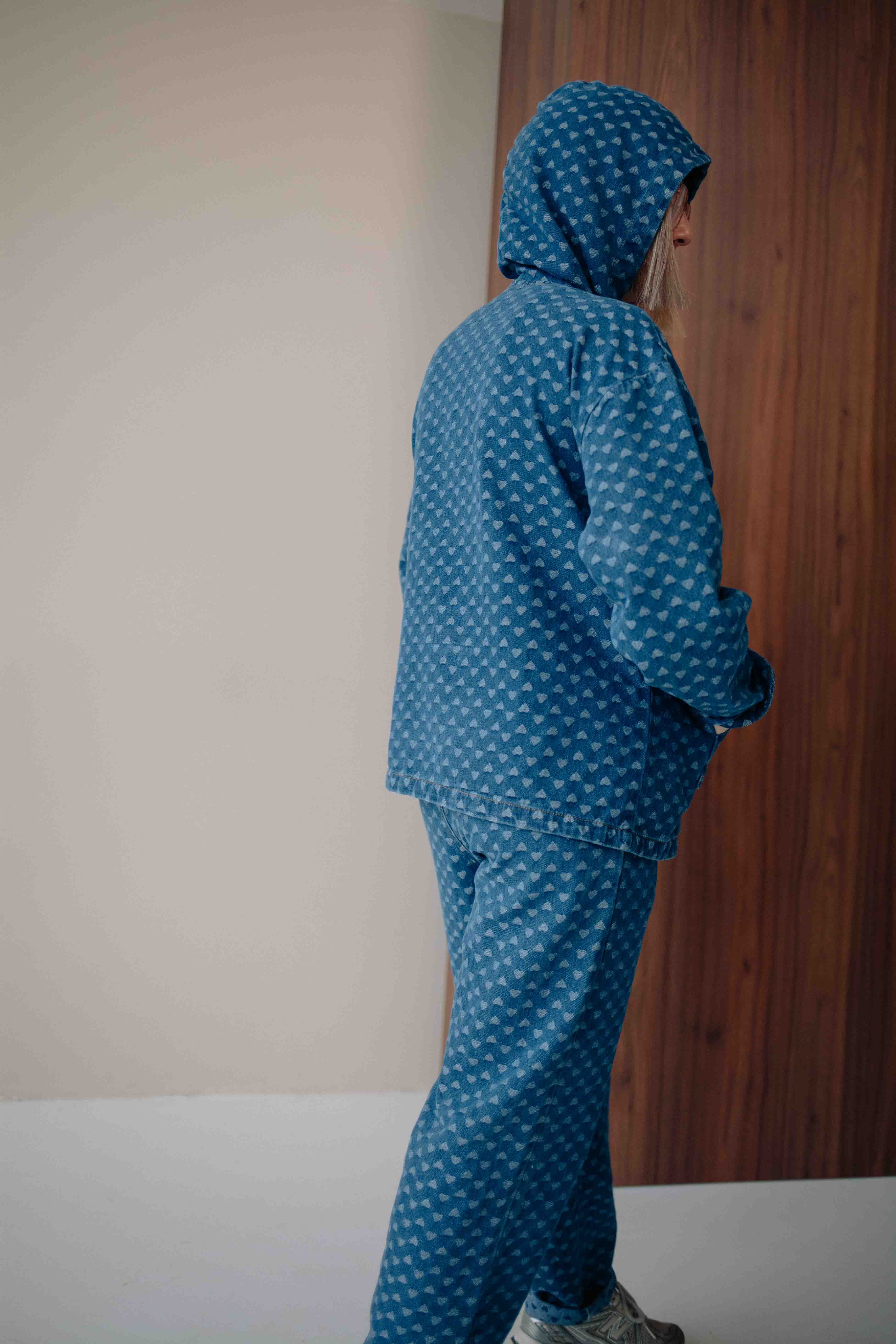 HEART DENIM SET WOMAN