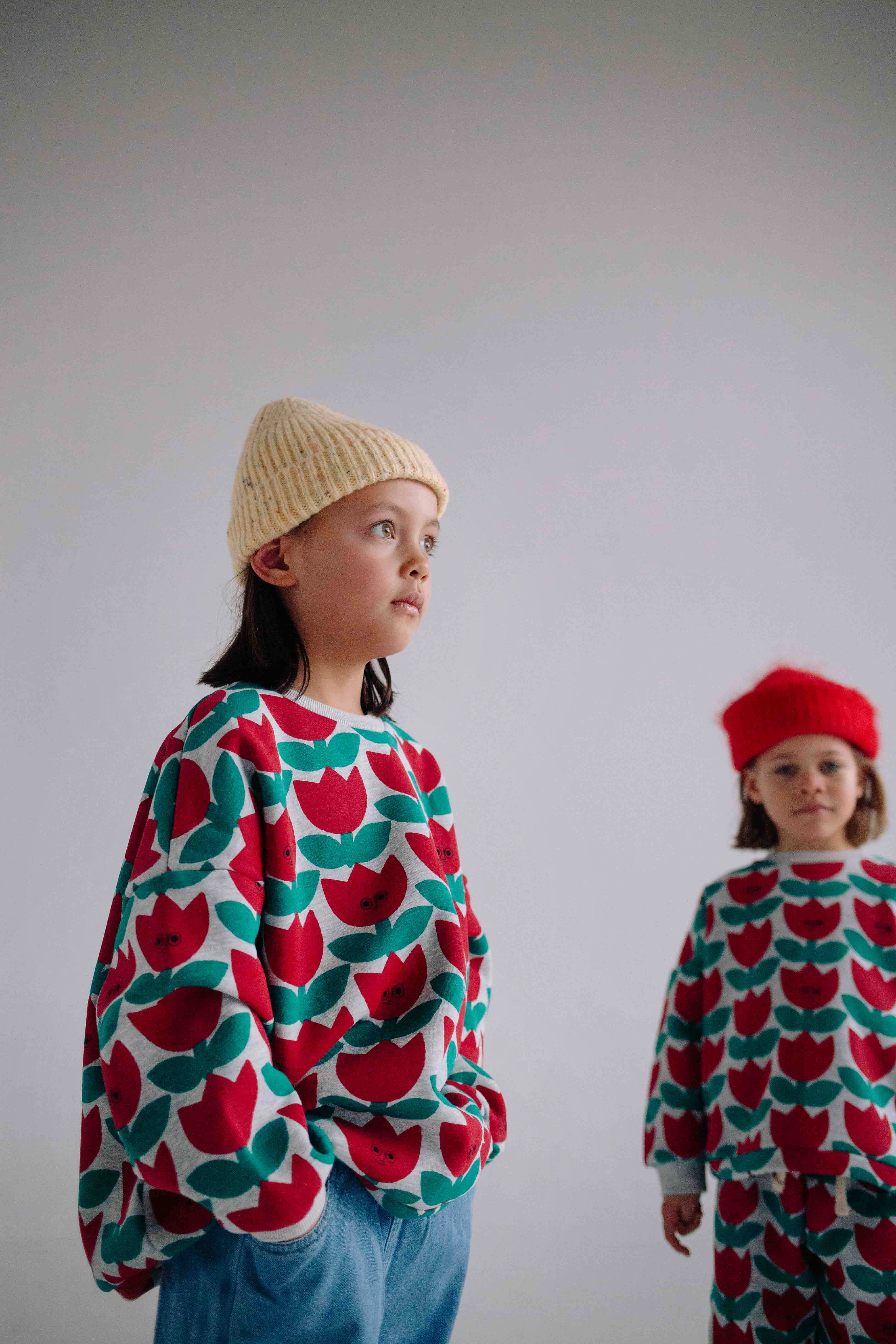 ENSEMBLE GRIS SMILING TULIPE