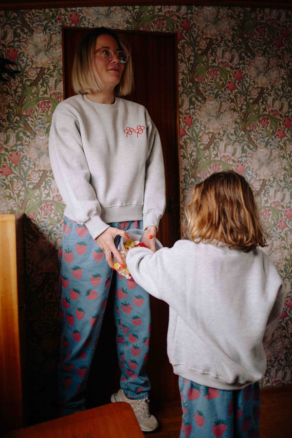 SIGNATURE FLOWER SWEATSHIRT WOMAN