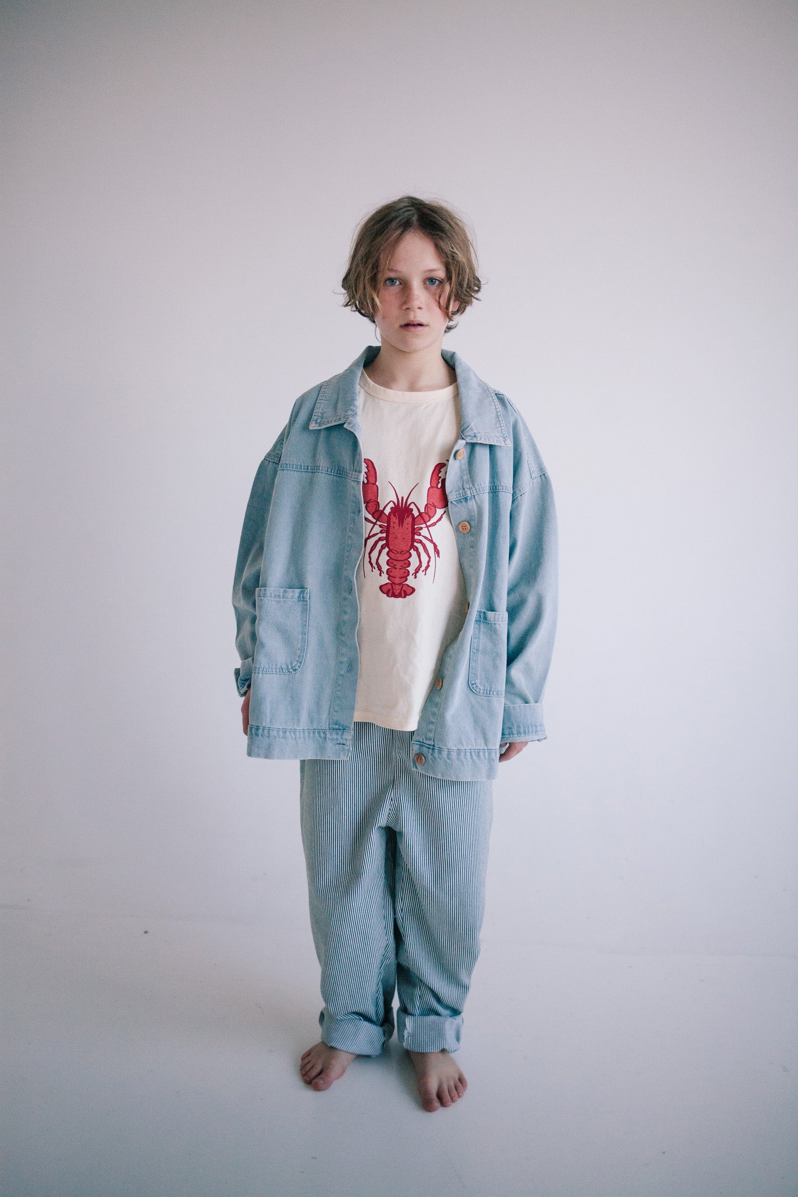 BLEACHED DENIM JACKET