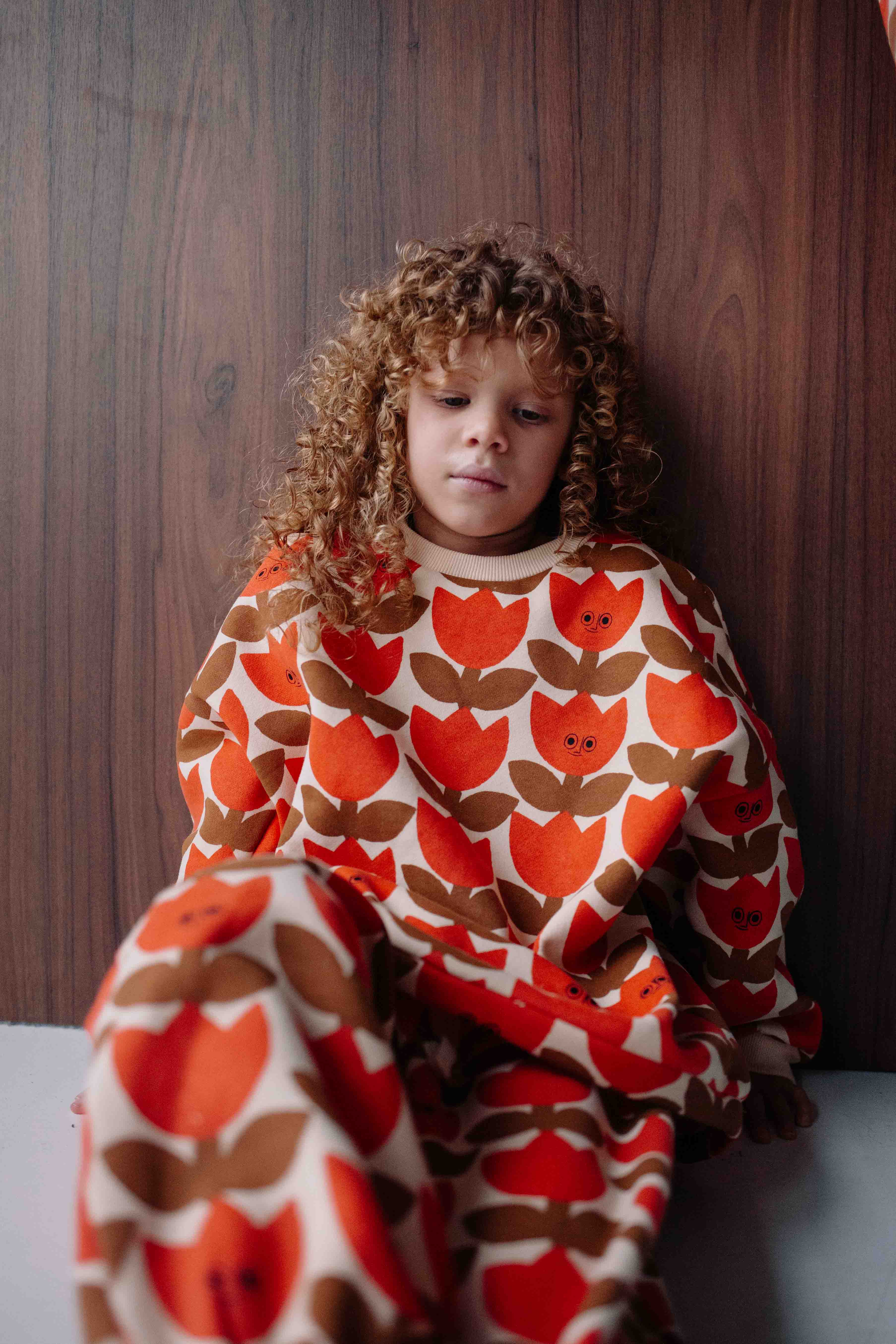 ENSEMBLE ORANGE SMILING TULIPE