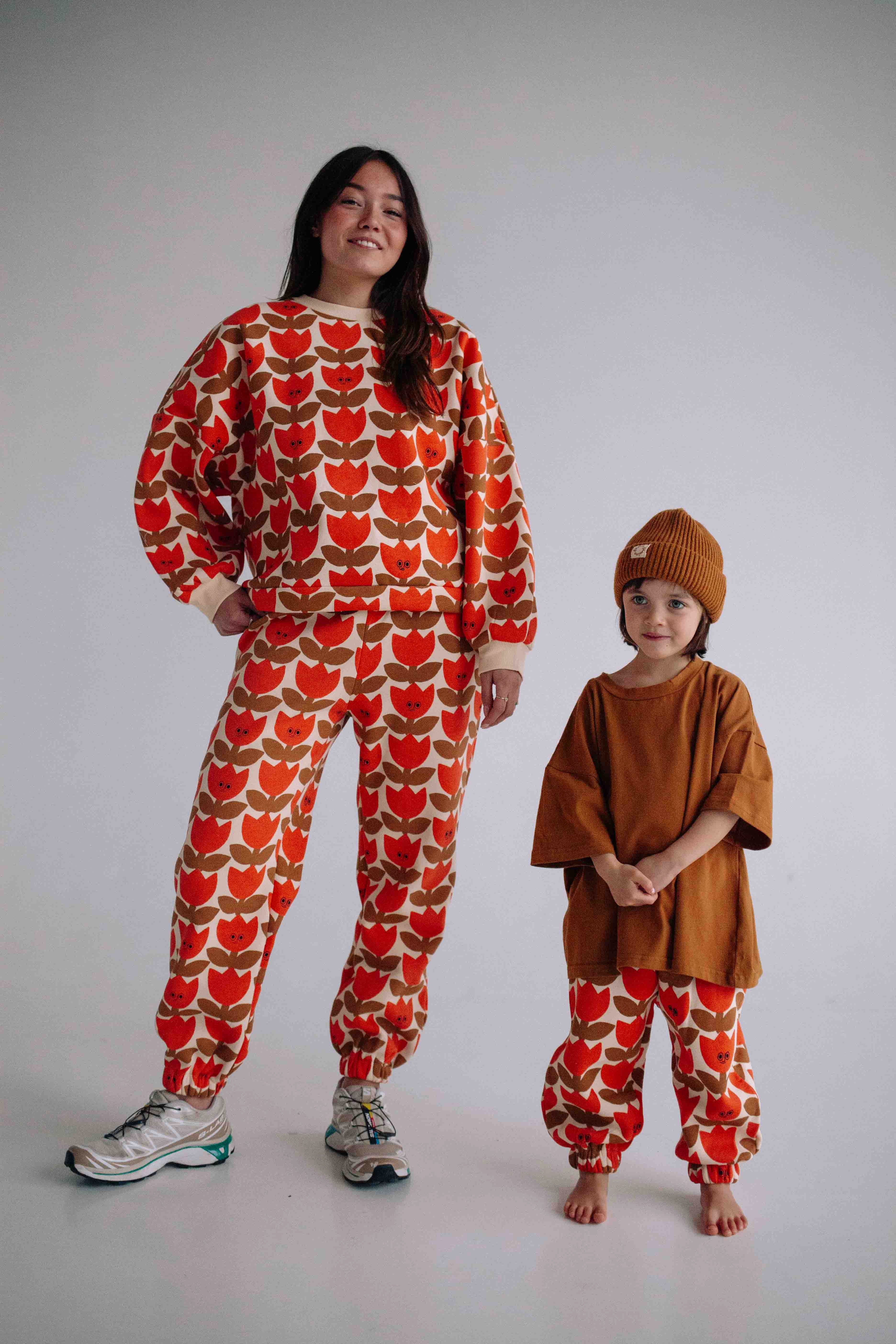 ENSEMBLE ORANGE SMILING TULIPE