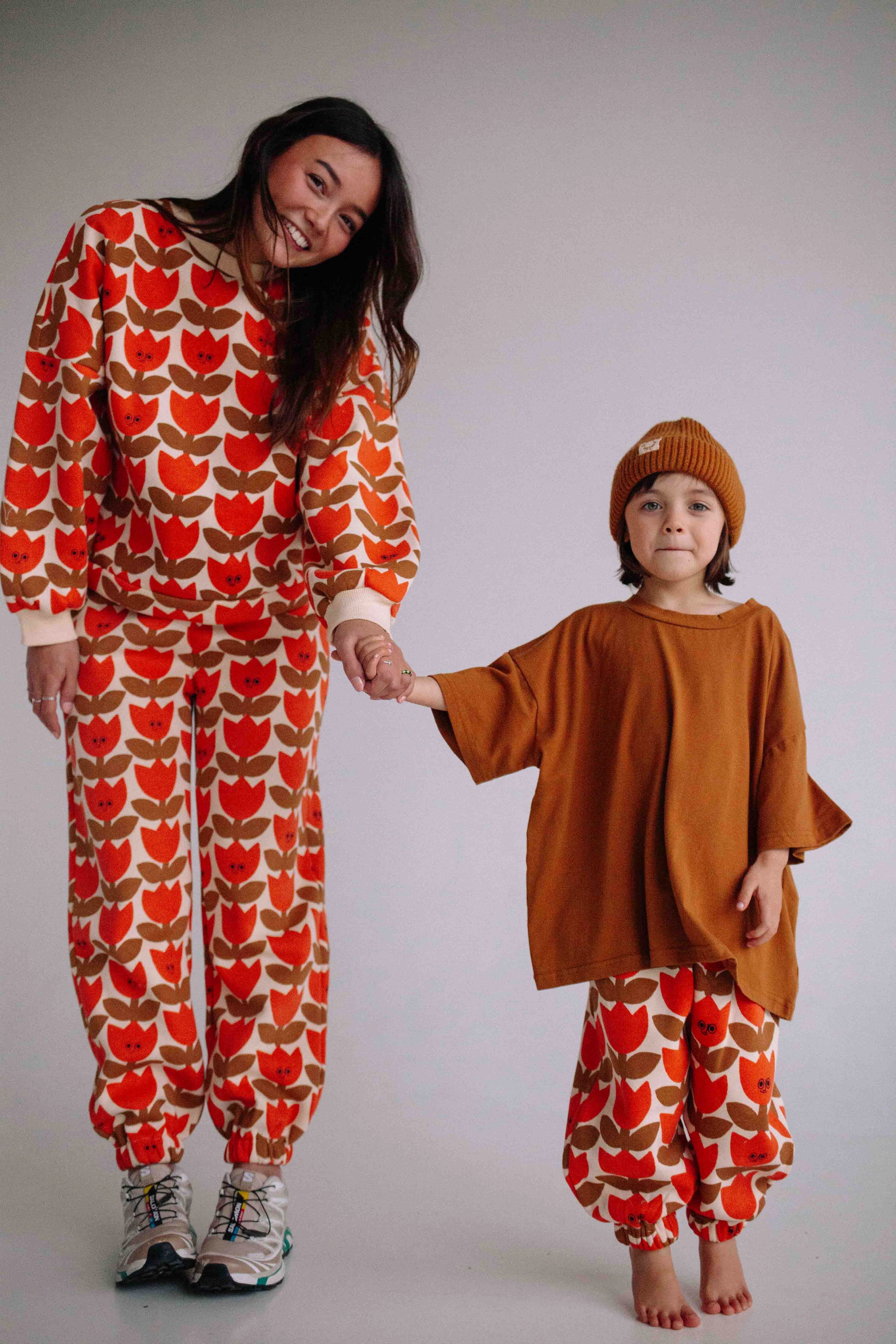 ENSEMBLE ORANGE SMILING TULIPE