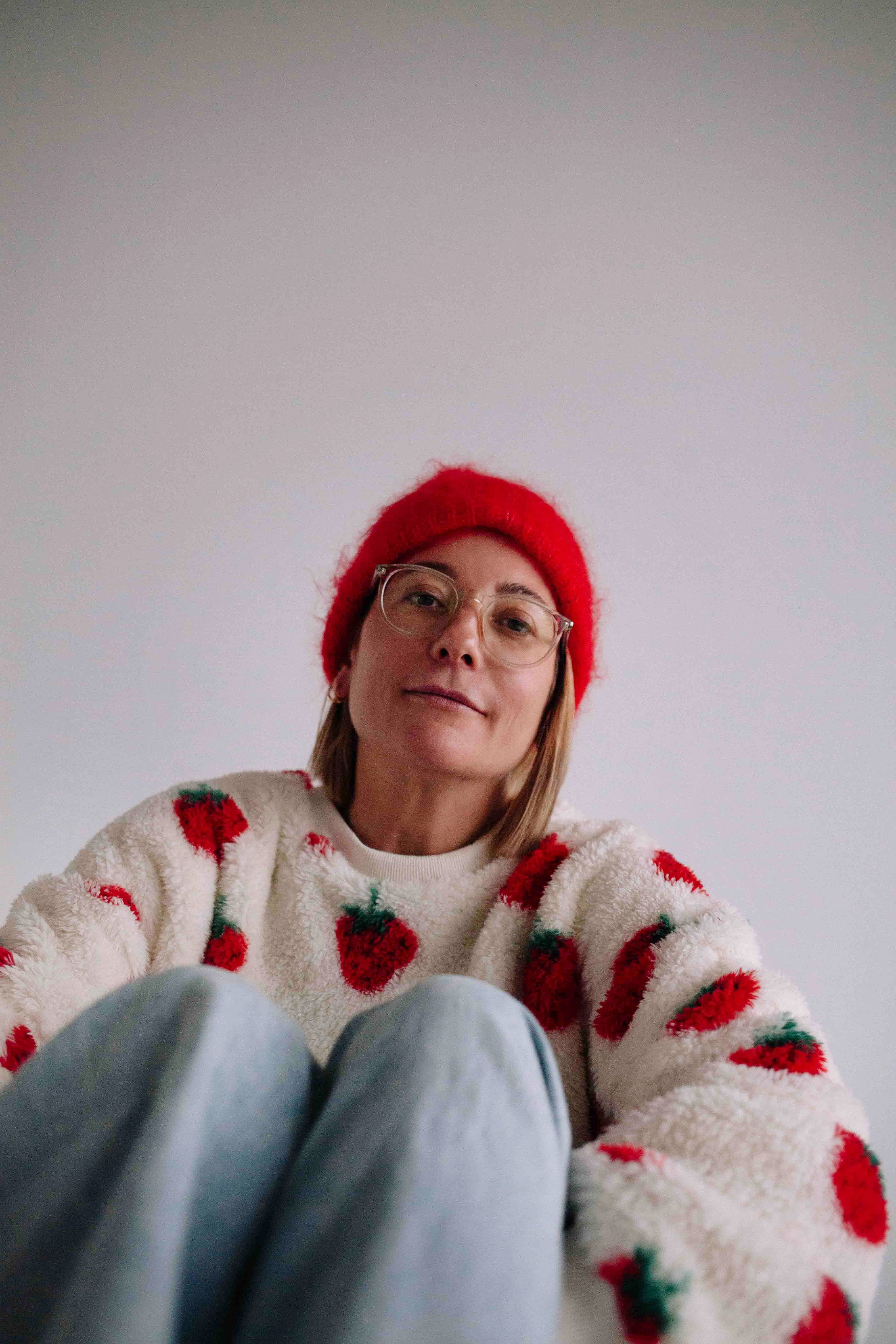 STRAWBERRY SWEATHIRT WOMAN