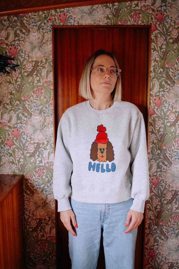 HELLO DOG SWEATSHIRT WOMAN