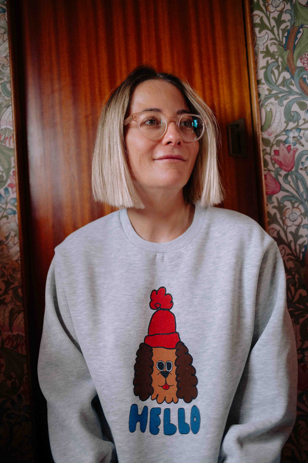 HELLO DOG SWEATSHIRT WOMAN