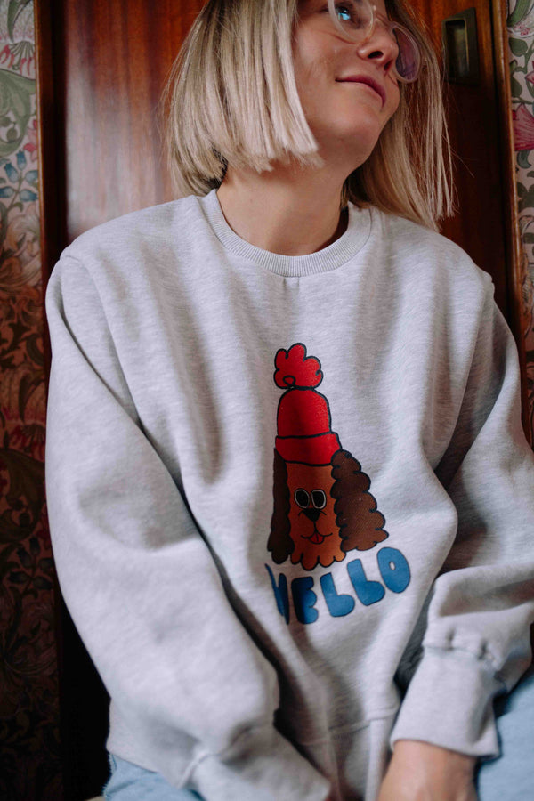 HELLO DOG SWEATSHIRT WOMAN